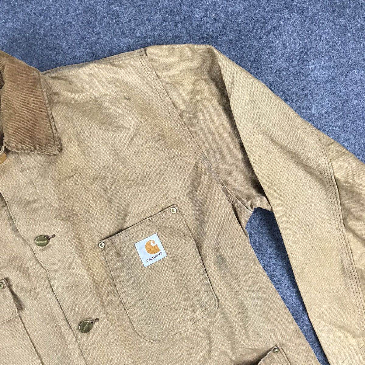 Carhartt 🔥Vintage Distressed Carhartt detroit Chore jacket 🔥 Size US M / EU 48-50 / 2 - 9 Thumbnail