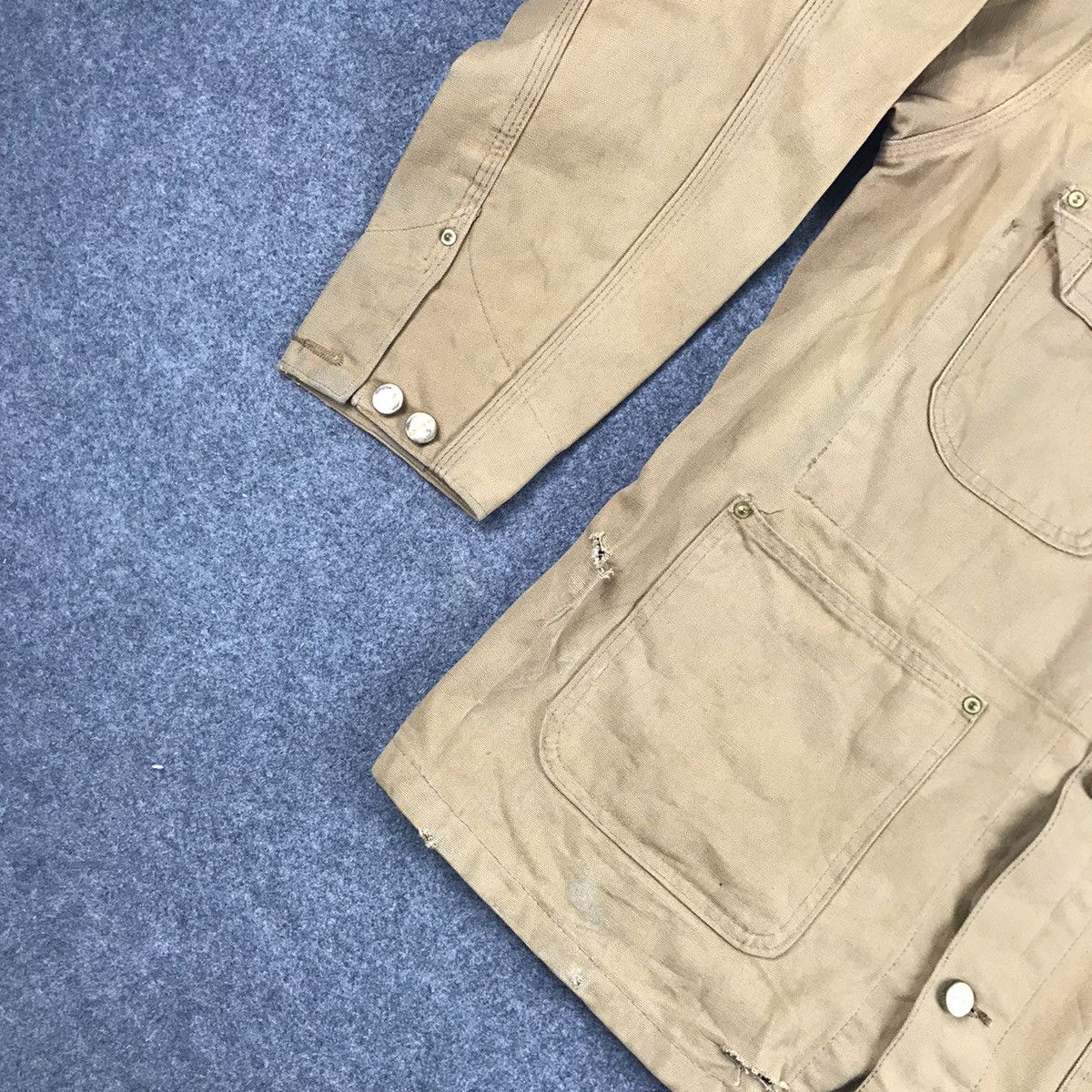 Carhartt 🔥Vintage Distressed Carhartt detroit Chore jacket 🔥 Size US M / EU 48-50 / 2 - 7 Thumbnail