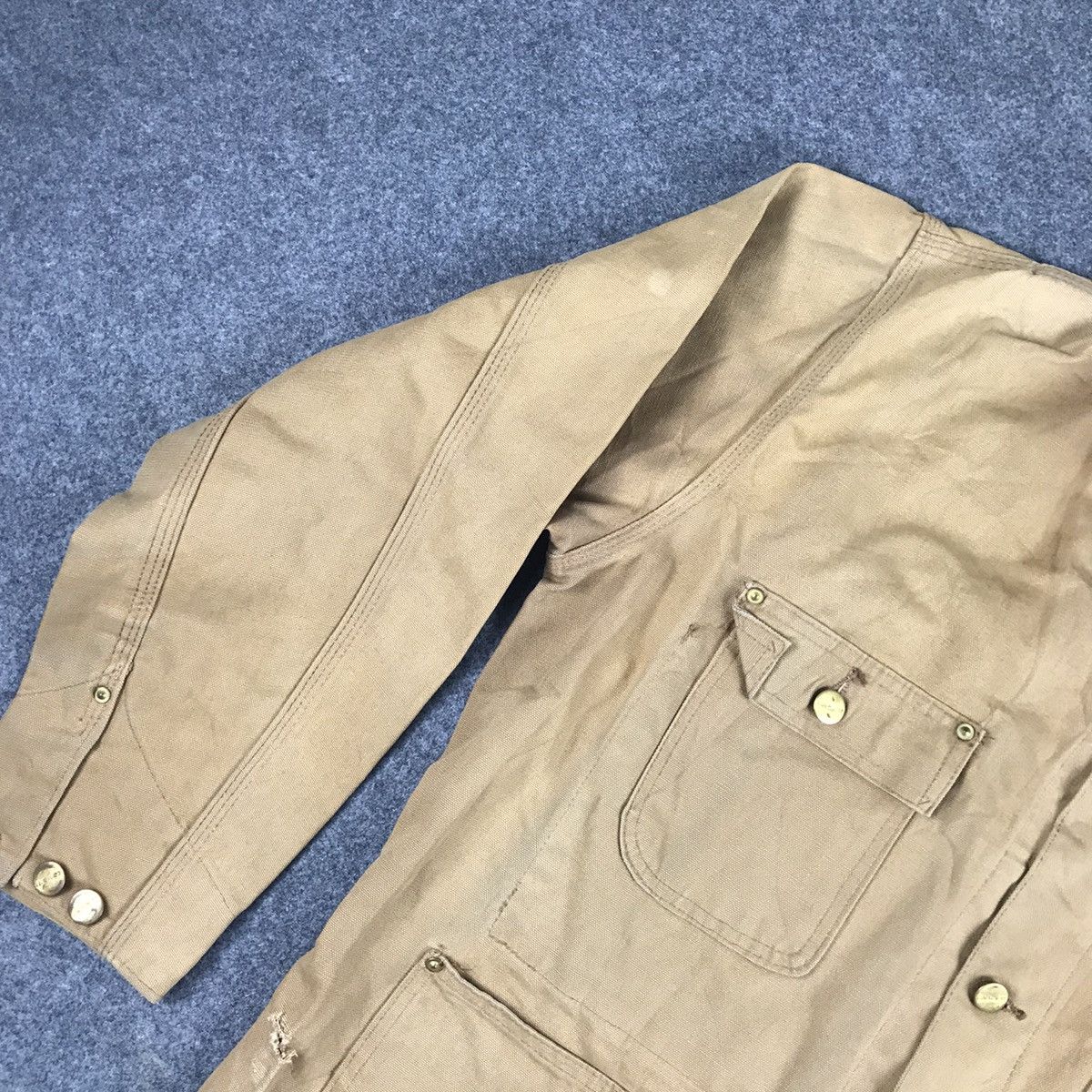 Carhartt 🔥Vintage Distressed Carhartt detroit Chore jacket 🔥 Size US M / EU 48-50 / 2 - 8 Thumbnail