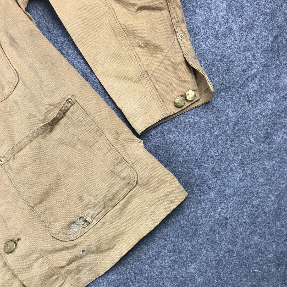 Carhartt 🔥Vintage Distressed Carhartt detroit Chore jacket 🔥 Size US M / EU 48-50 / 2 - 6 Thumbnail