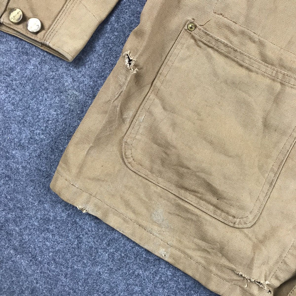 Carhartt 🔥Vintage Distressed Carhartt detroit Chore jacket 🔥 Size US M / EU 48-50 / 2 - 13 Thumbnail