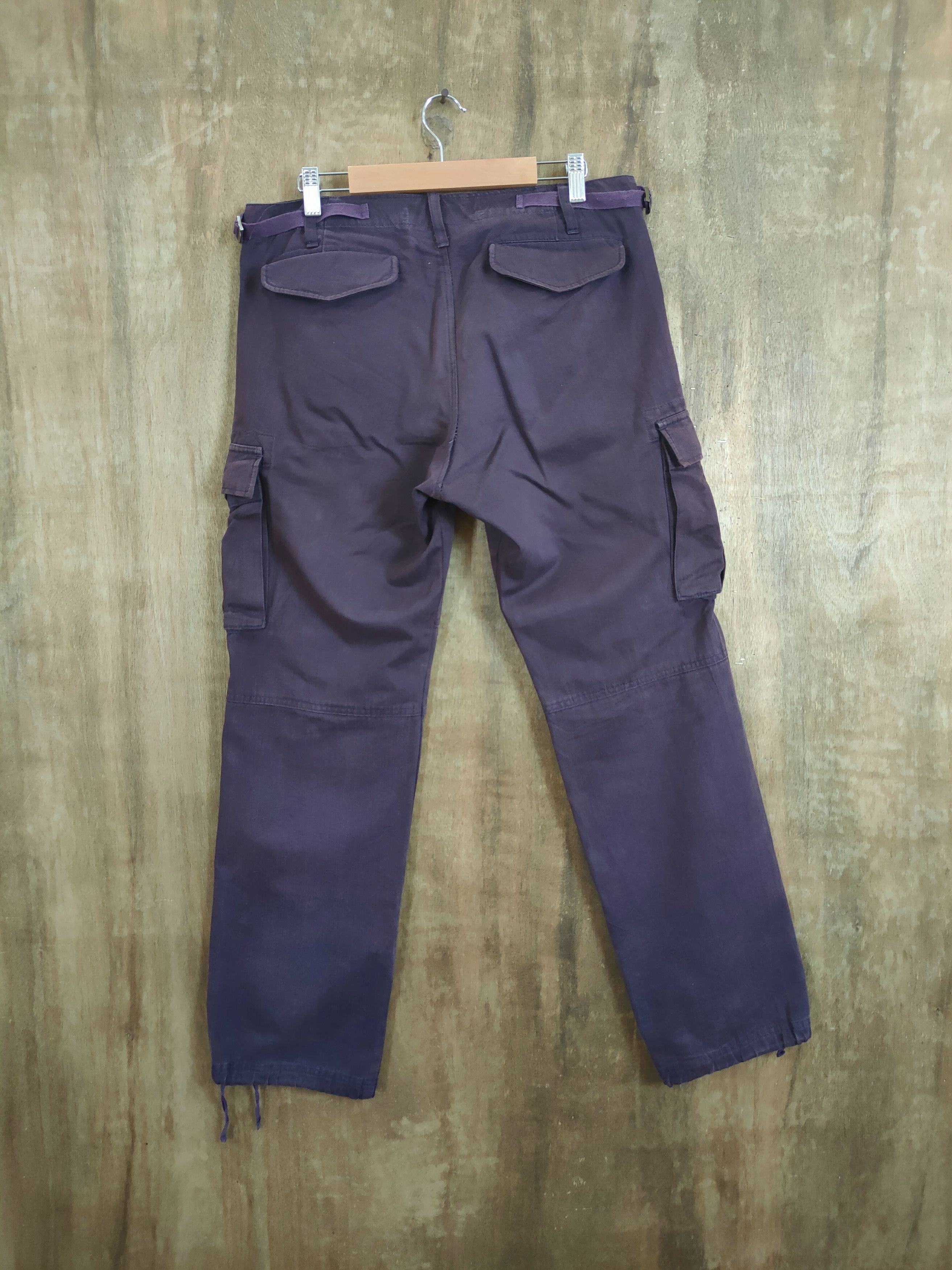 Japanese Brand × Takeo Kikuchi Takeo Kikuchi purple faded multipocket cargo pants #46-776DL Size US 30 / EU 46 - 6 Thumbnail
