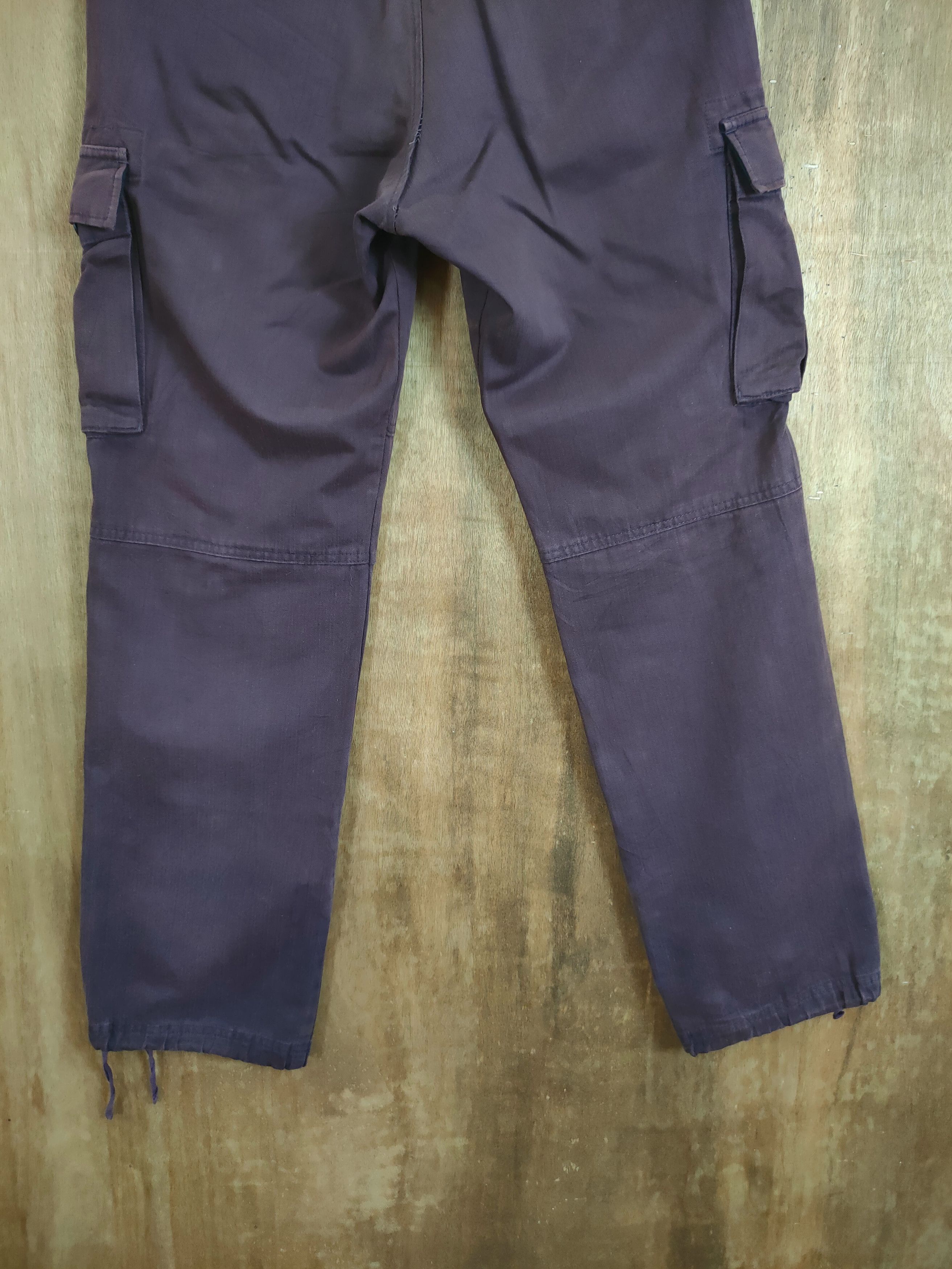 Japanese Brand × Takeo Kikuchi Takeo Kikuchi purple faded multipocket cargo pants #46-776DL Size US 30 / EU 46 - 7 Thumbnail