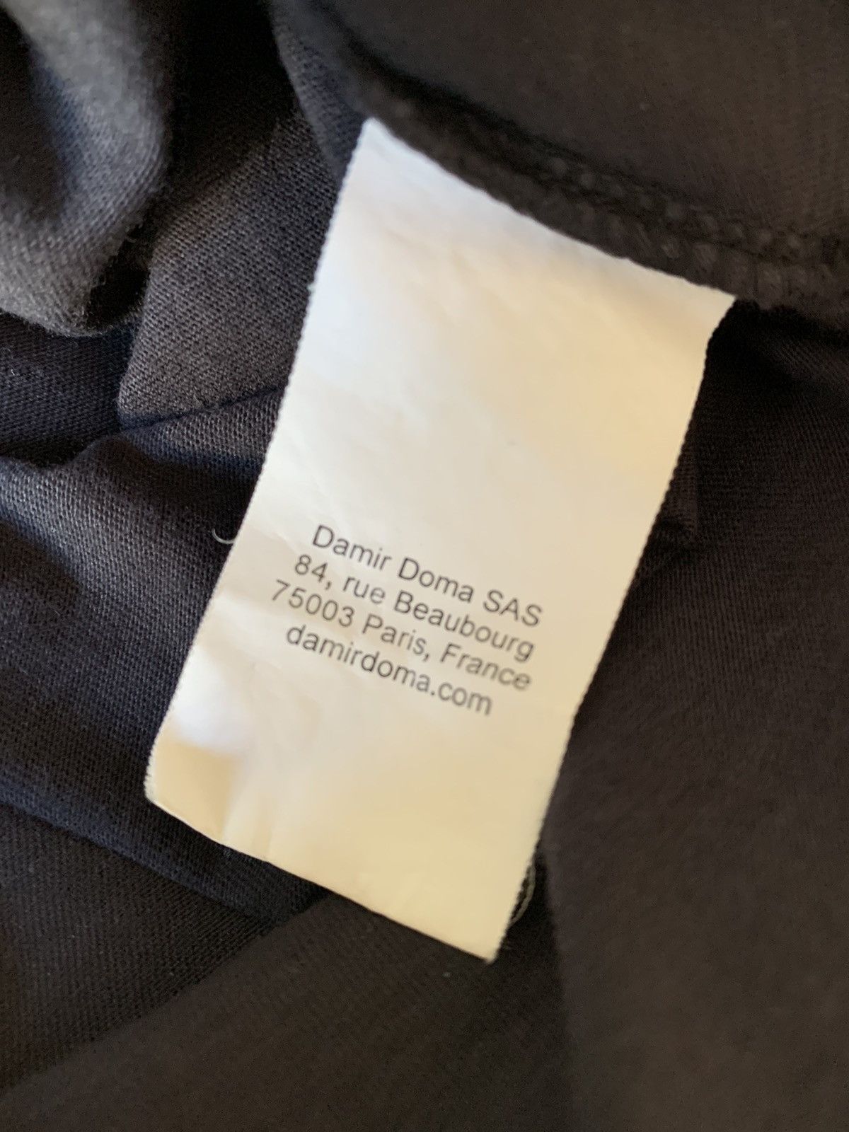 Damir Doma Damir Doma Black Reconstructed T-shirt Made In Portugal Size US M / EU 48-50 / 2 - 13 Thumbnail