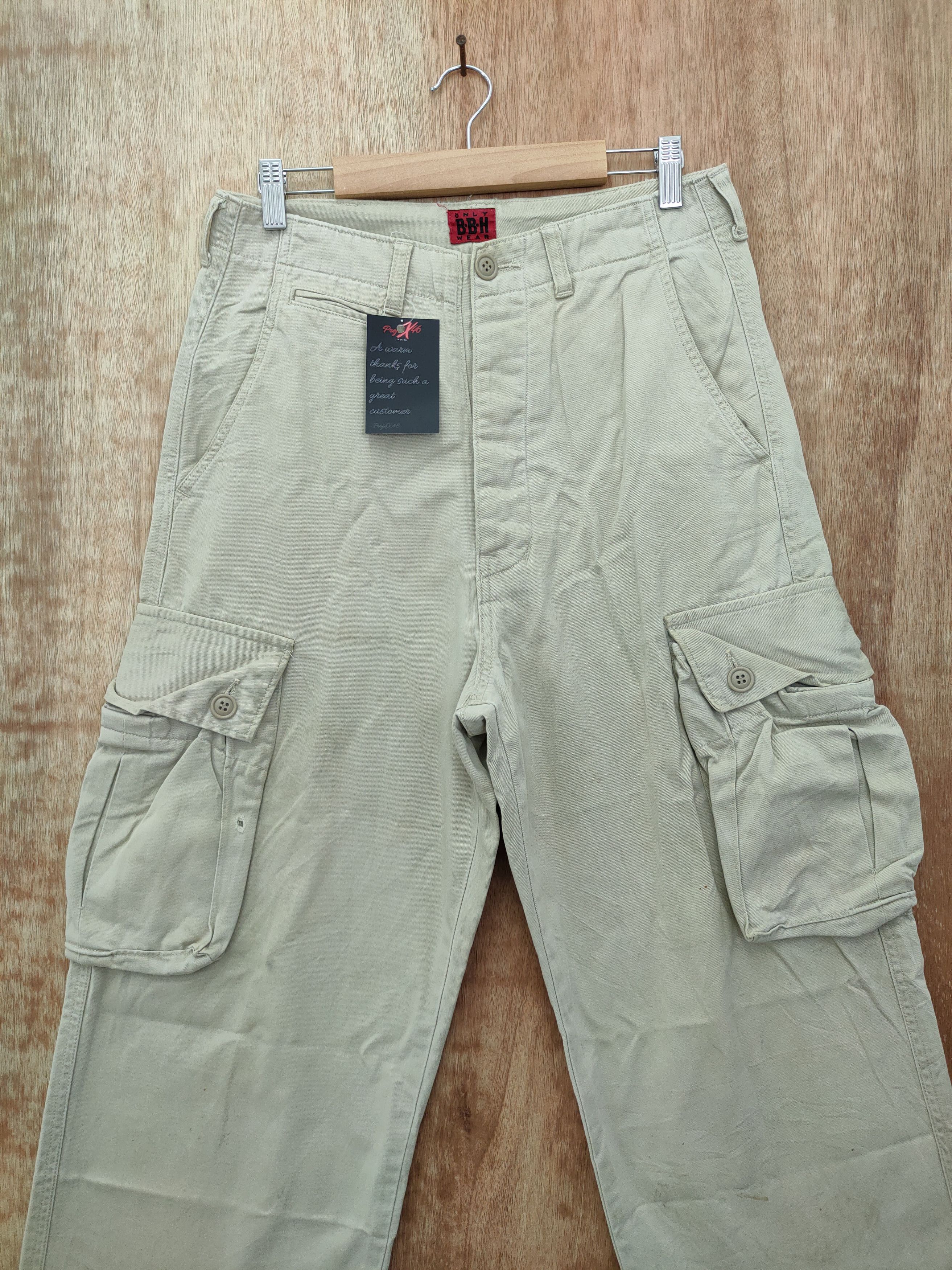Japanese Brand DL only BBH wear japan cargo multipocket vtg pants #46-038 Size US 28 / EU 44 - 4 Thumbnail