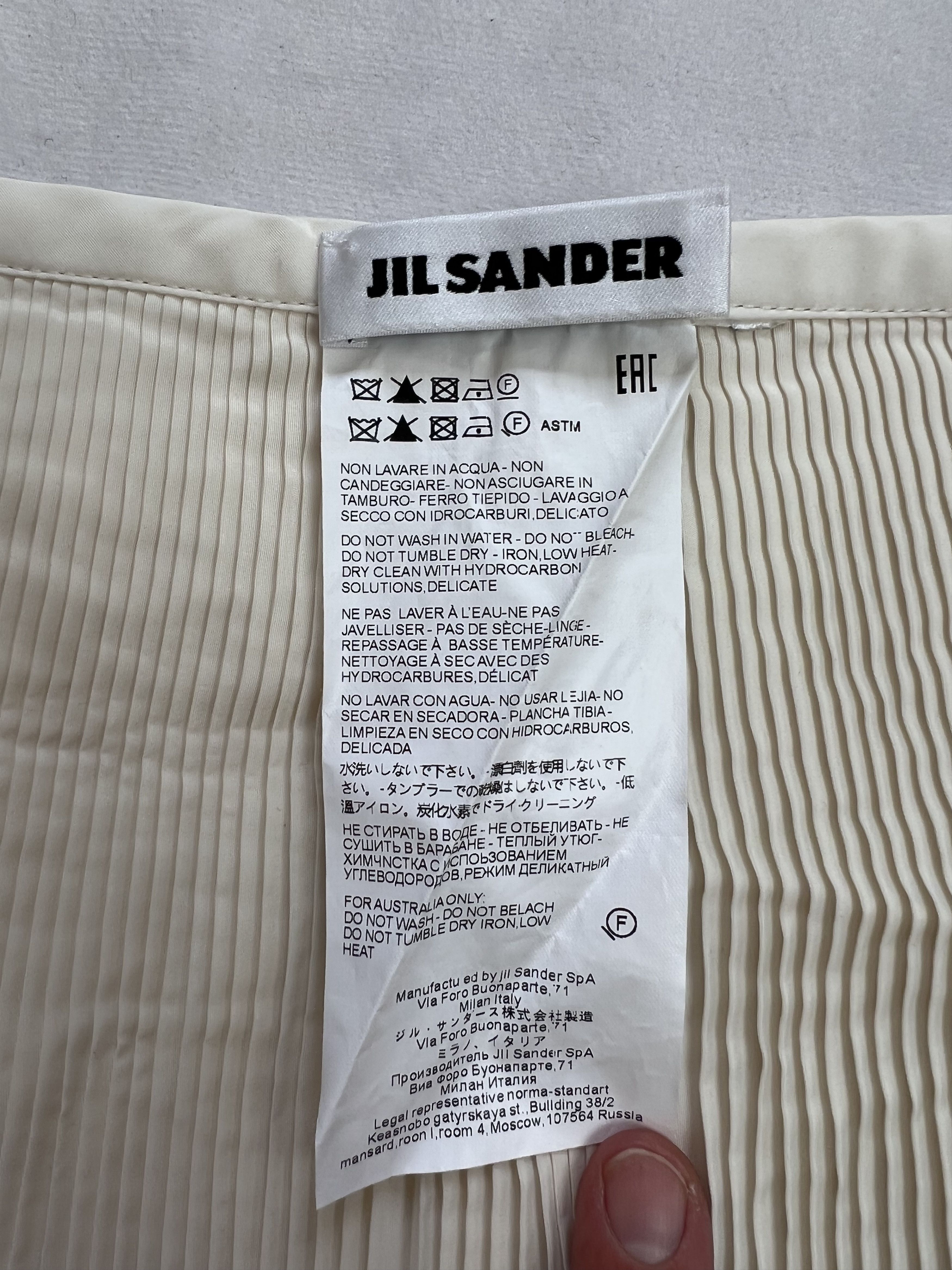 Jil Sander ⚡️QUICK SALE⚡️Jil Sander White Pleated Collar Size ONE SIZE - 3 Thumbnail