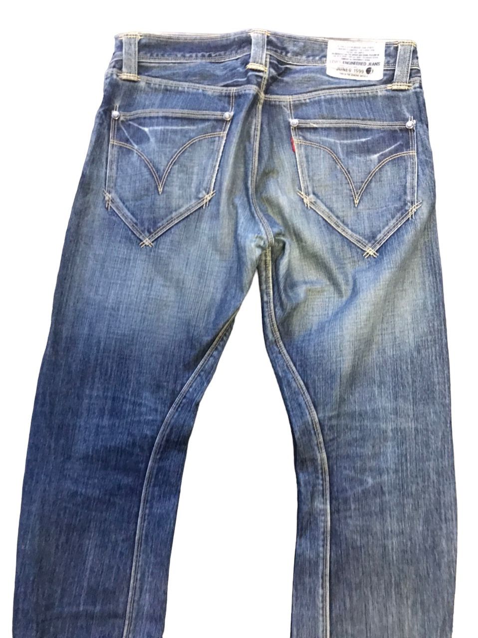 Levi's × Vintage Vintage 2006 Levis Engineered Faded Wash Denim Size US 33 - 5 Thumbnail