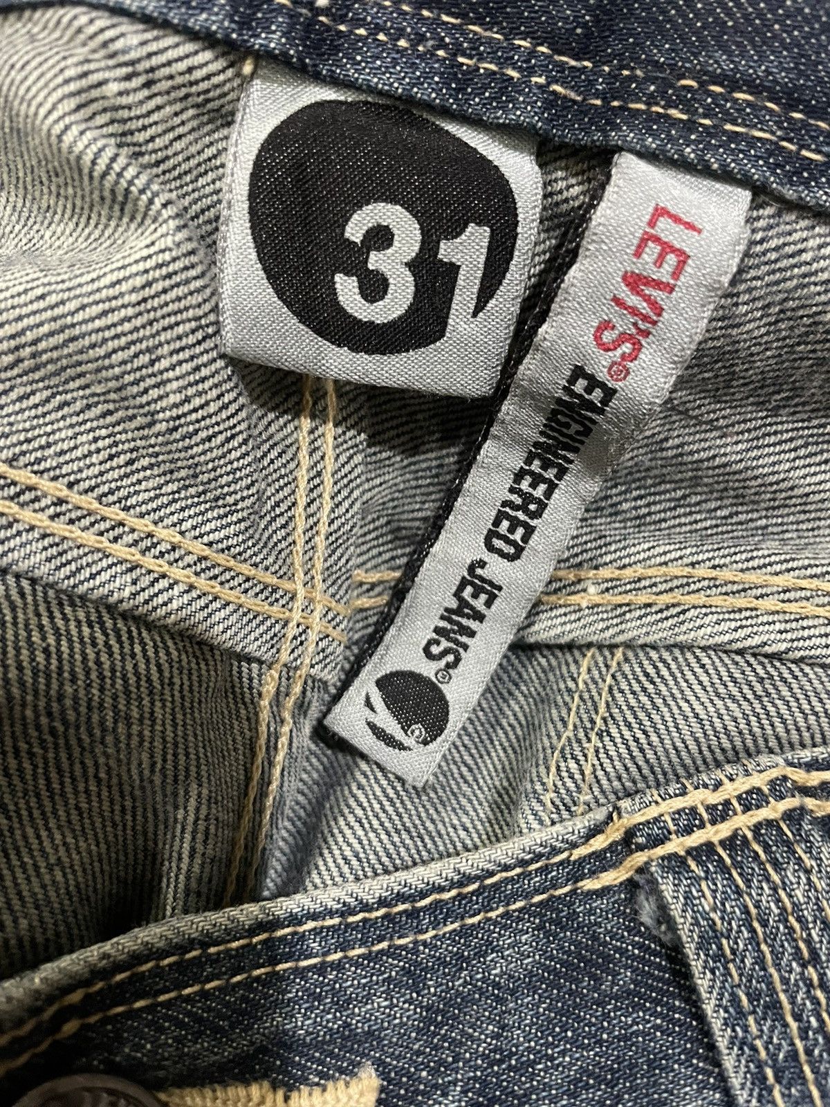Levi's × Vintage Vintage 2006 Levis Engineered Faded Wash Denim Size US 33 - 15 Thumbnail