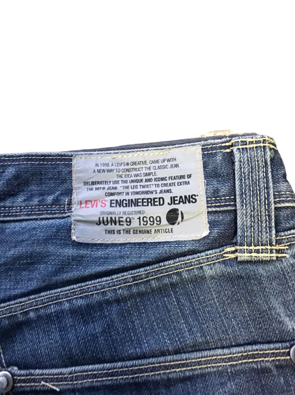 Levi's × Vintage Vintage 2006 Levis Engineered Faded Wash Denim Size US 33 - 6 Thumbnail