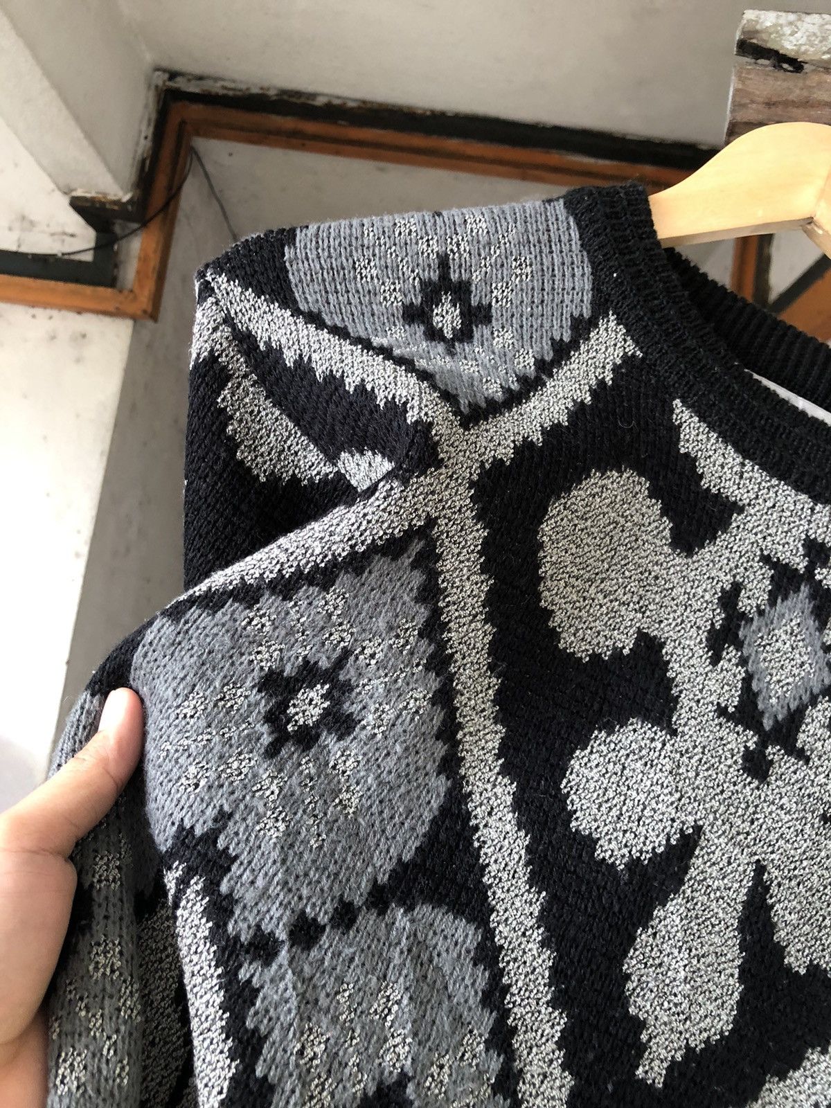 Japanese Brand Vintage Green Hawk Econic Design Knit Sweater Size US M / EU 48-50 / 2 - 10 Thumbnail