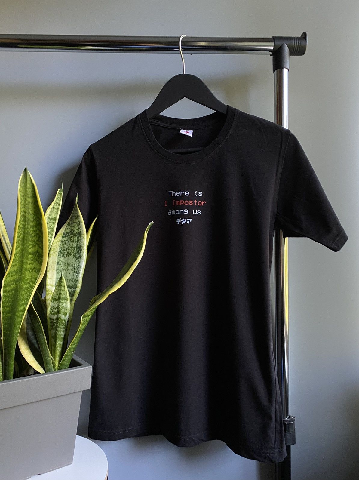 Japanese Brand Shhhhhh!!! Among Us T Shirt Mobile Game Men’s Unisex Tee M Size US M / EU 48-50 / 2 - 2 Thumbnail