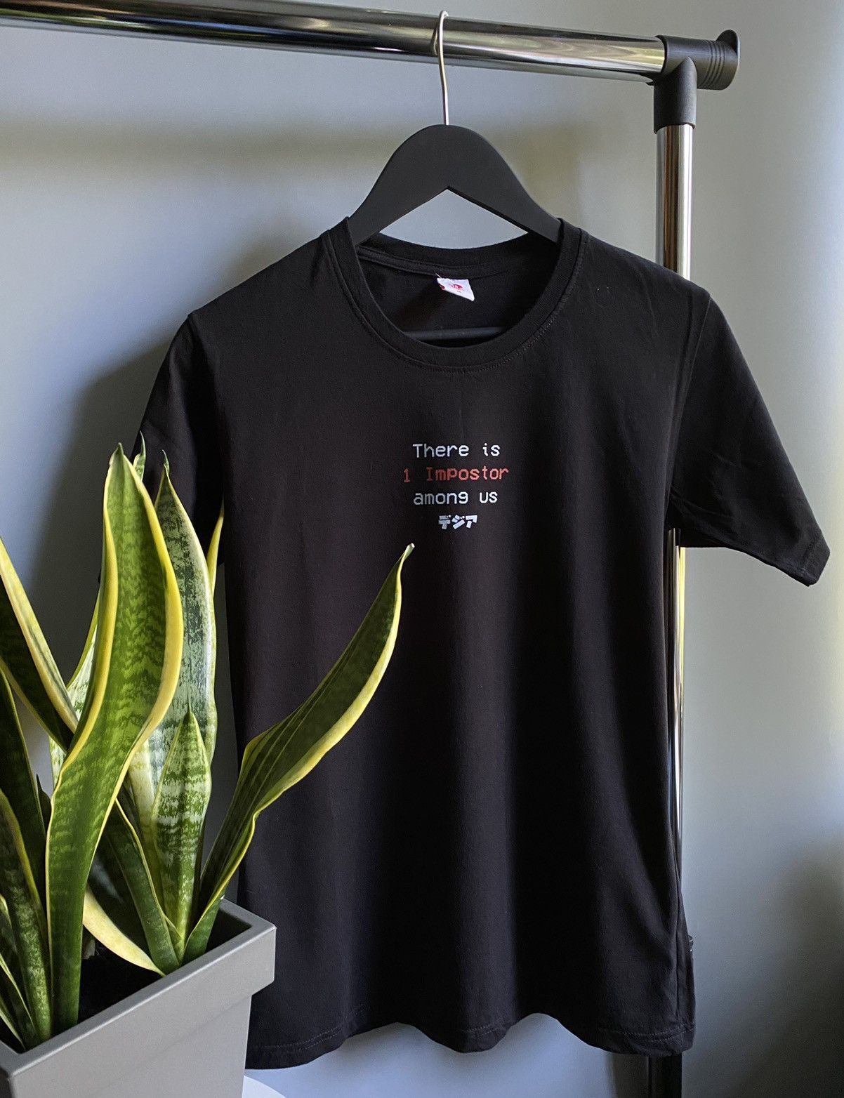 Japanese Brand Shhhhhh!!! Among Us T Shirt Mobile Game Men’s Unisex Tee M Size US M / EU 48-50 / 2 - 4 Thumbnail
