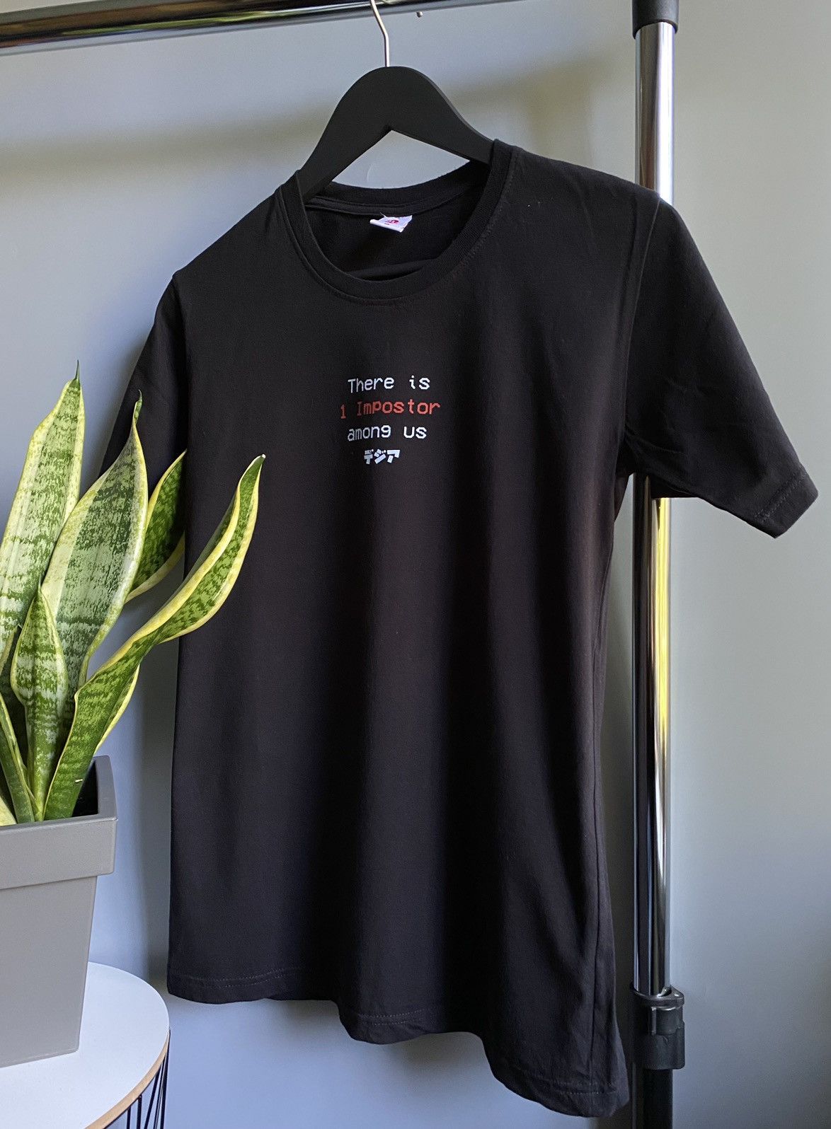 Japanese Brand Shhhhhh!!! Among Us T Shirt Mobile Game Men’s Unisex Tee M Size US M / EU 48-50 / 2 - 3 Thumbnail