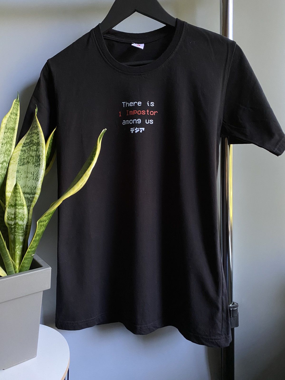 Japanese Brand Shhhhhh!!! Among Us T Shirt Mobile Game Men’s Unisex Tee M Size US M / EU 48-50 / 2 - 5 Thumbnail
