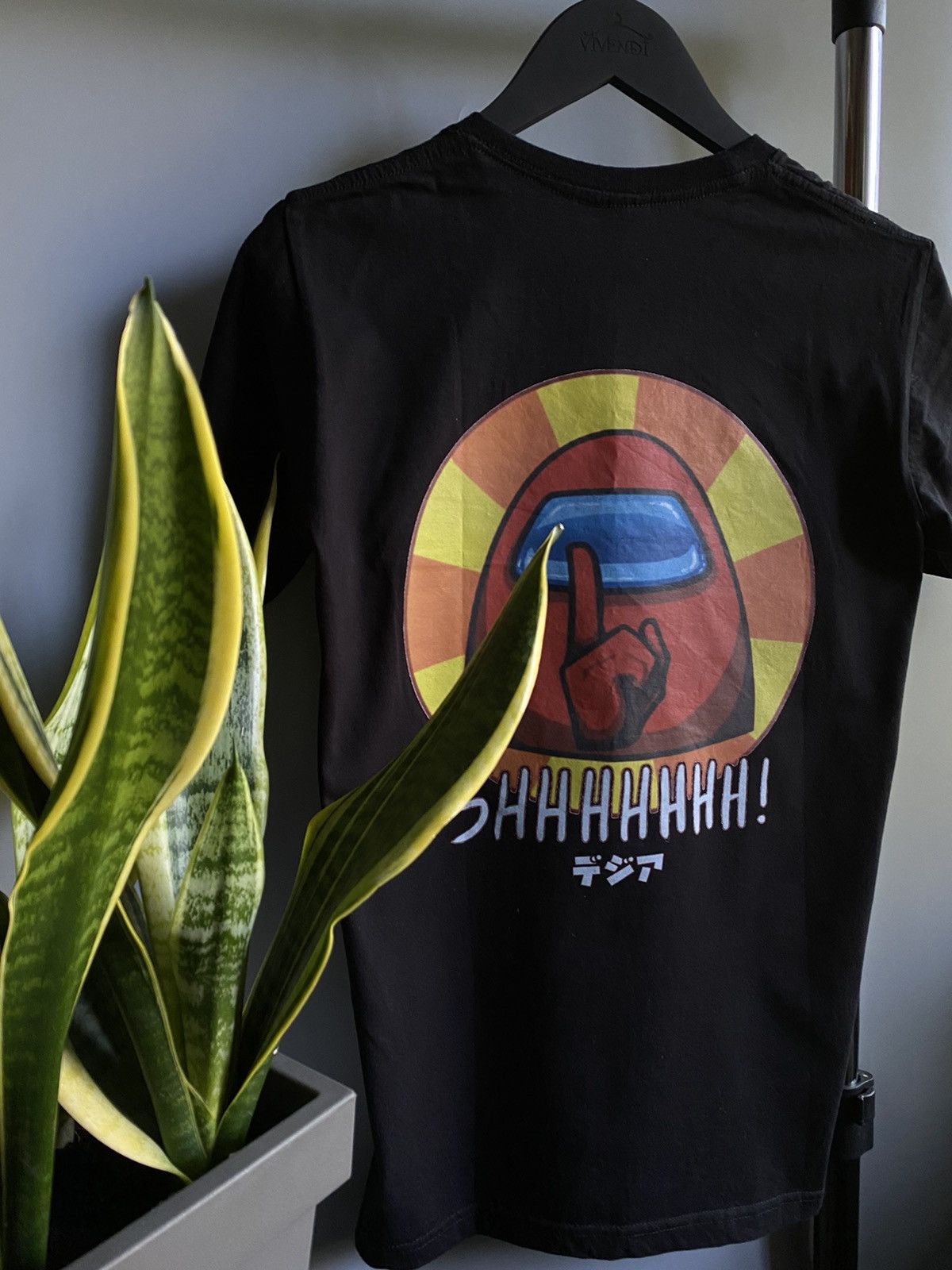 Japanese Brand Shhhhhh!!! Among Us T Shirt Mobile Game Men’s Unisex Tee M Size US M / EU 48-50 / 2 - 10 Thumbnail