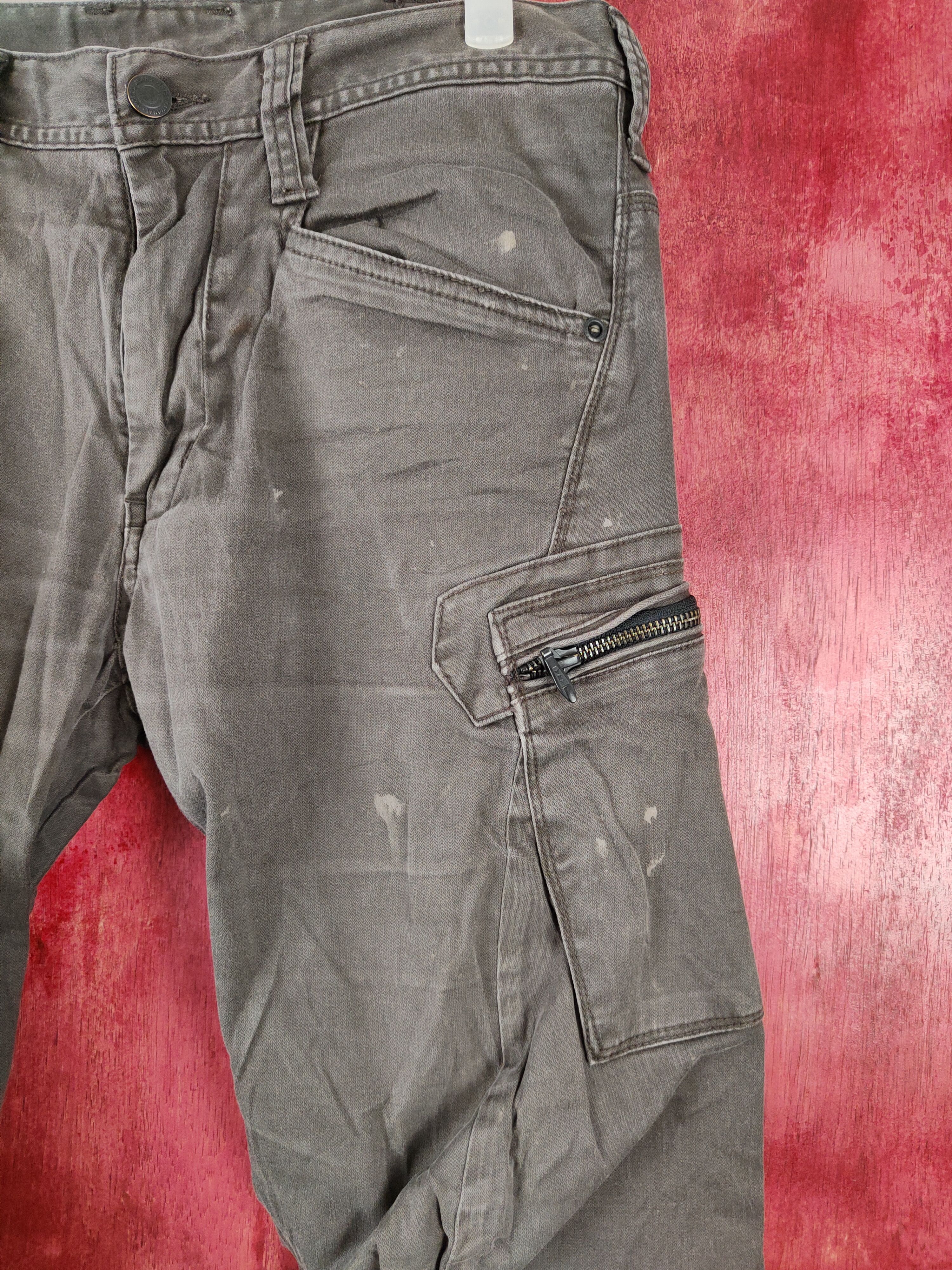 Japanese Brand Evenriver Dark Brown Multi Pocket Tactical Cargo Pants #S444 Size US 33 - 5 Thumbnail