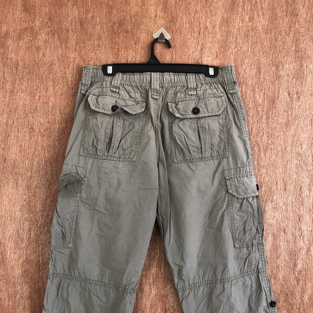 Japanese Brand D Japan Grey Multipocket Tactical Cargo Pants #c1125 Size US 29 - 9 Thumbnail