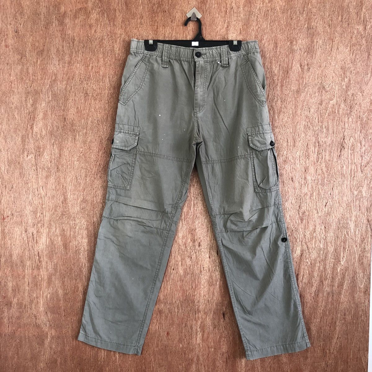 Japanese Brand D Japan Grey Multipocket Tactical Cargo Pants #c1125 Size US 29 - 1 Thumbnail