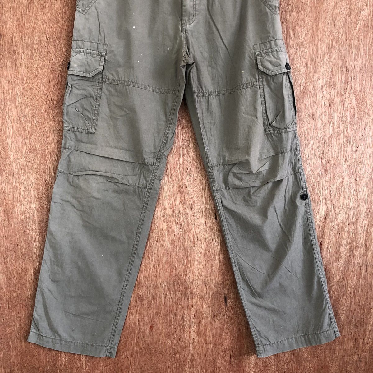 Japanese Brand D Japan Grey Multipocket Tactical Cargo Pants #c1125 Size US 29 - 3 Thumbnail