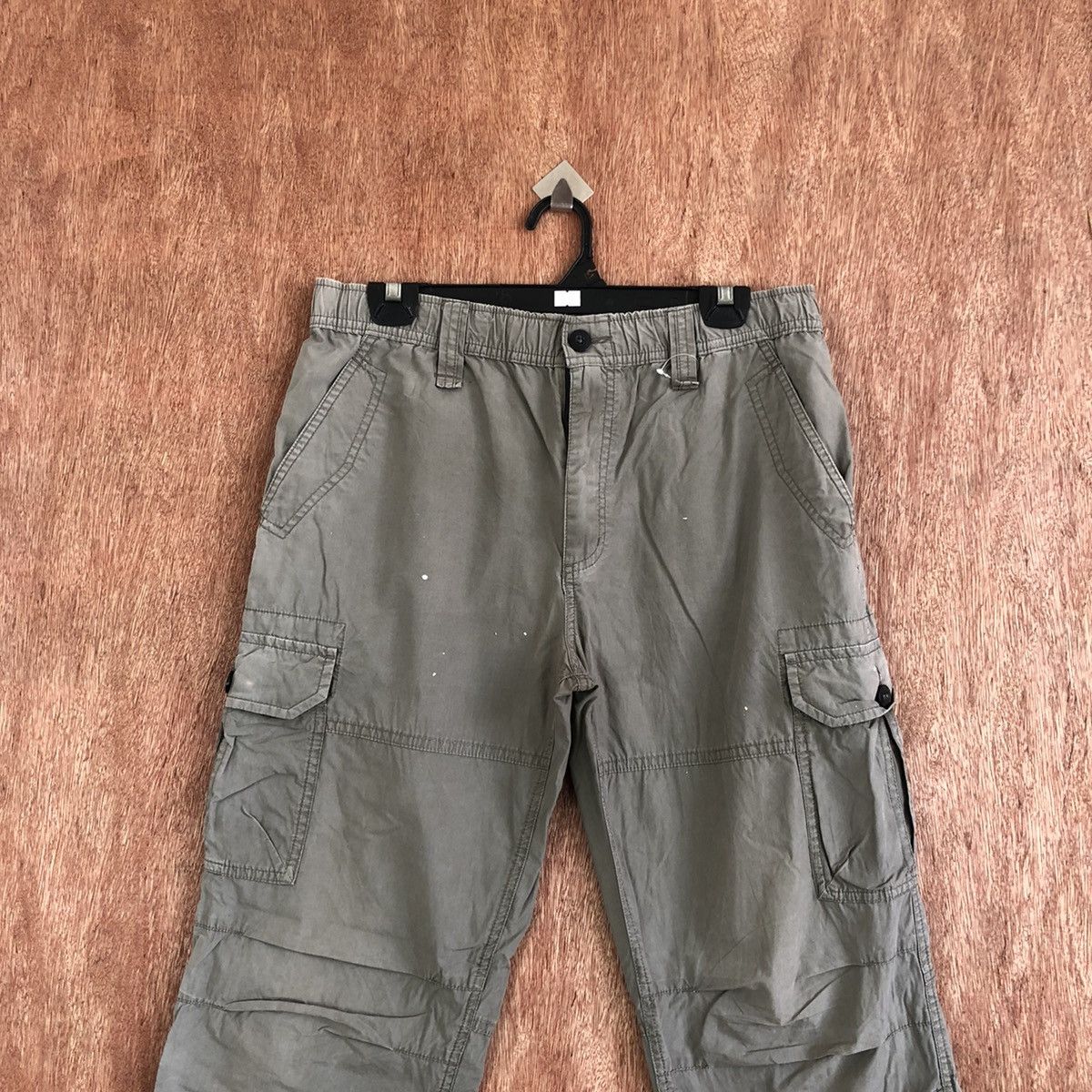 Japanese Brand D Japan Grey Multipocket Tactical Cargo Pants #c1125 Size US 29 - 2 Thumbnail