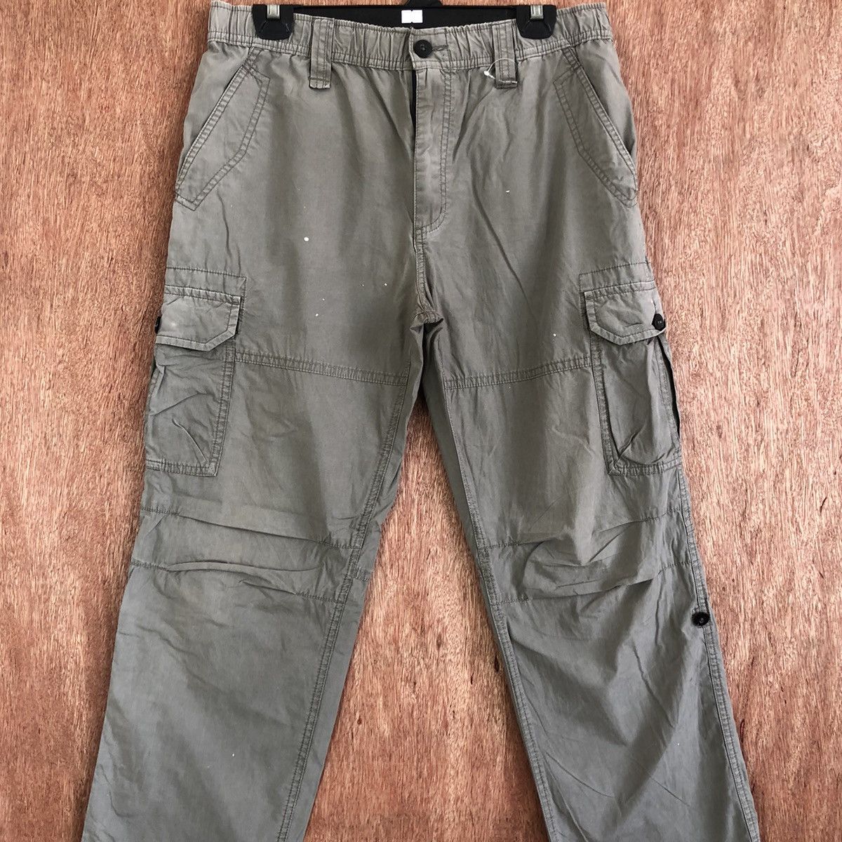 Japanese Brand D Japan Grey Multipocket Tactical Cargo Pants #c1125 Size US 29 - 4 Thumbnail