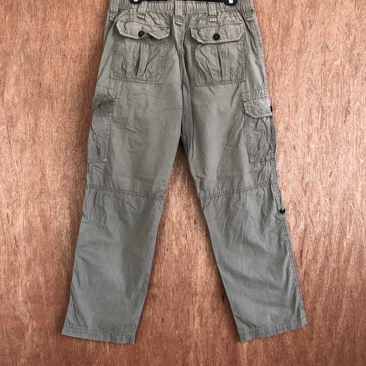 Japanese Brand D Japan Grey Multipocket Tactical Cargo Pants #c1125 Size US 29 - 10 Thumbnail