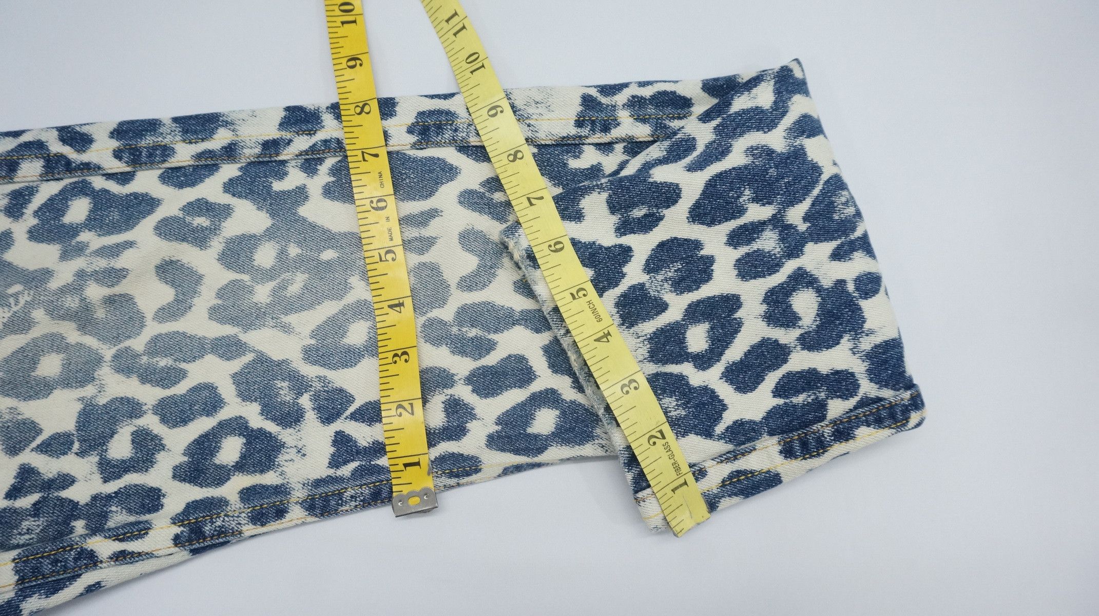 Japanese Brand CO & LU Leopard Print Jeans Size US 28 / EU 44 - 15 Thumbnail