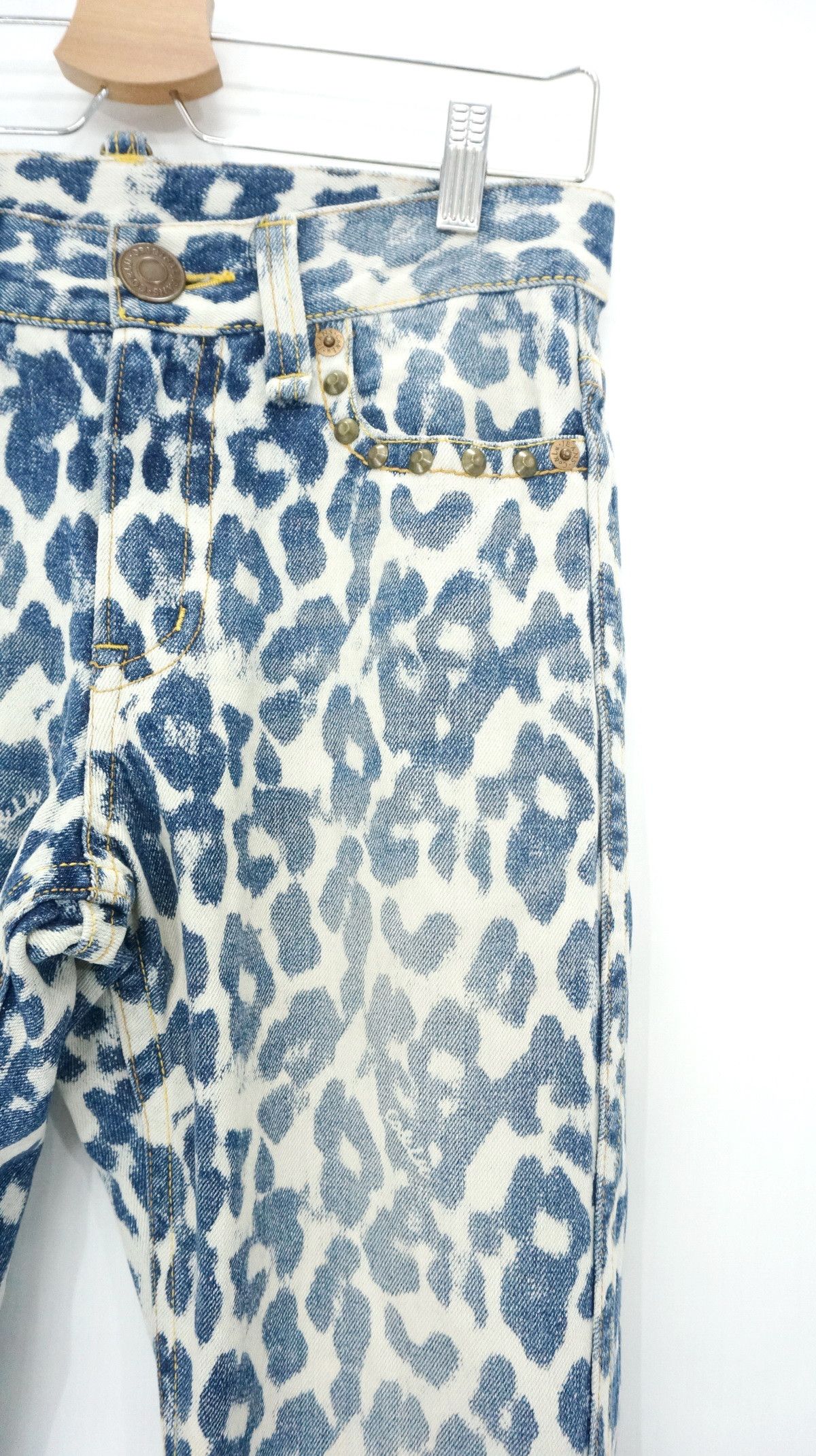 Japanese Brand CO & LU Leopard Print Jeans Size US 28 / EU 44 - 5 Thumbnail