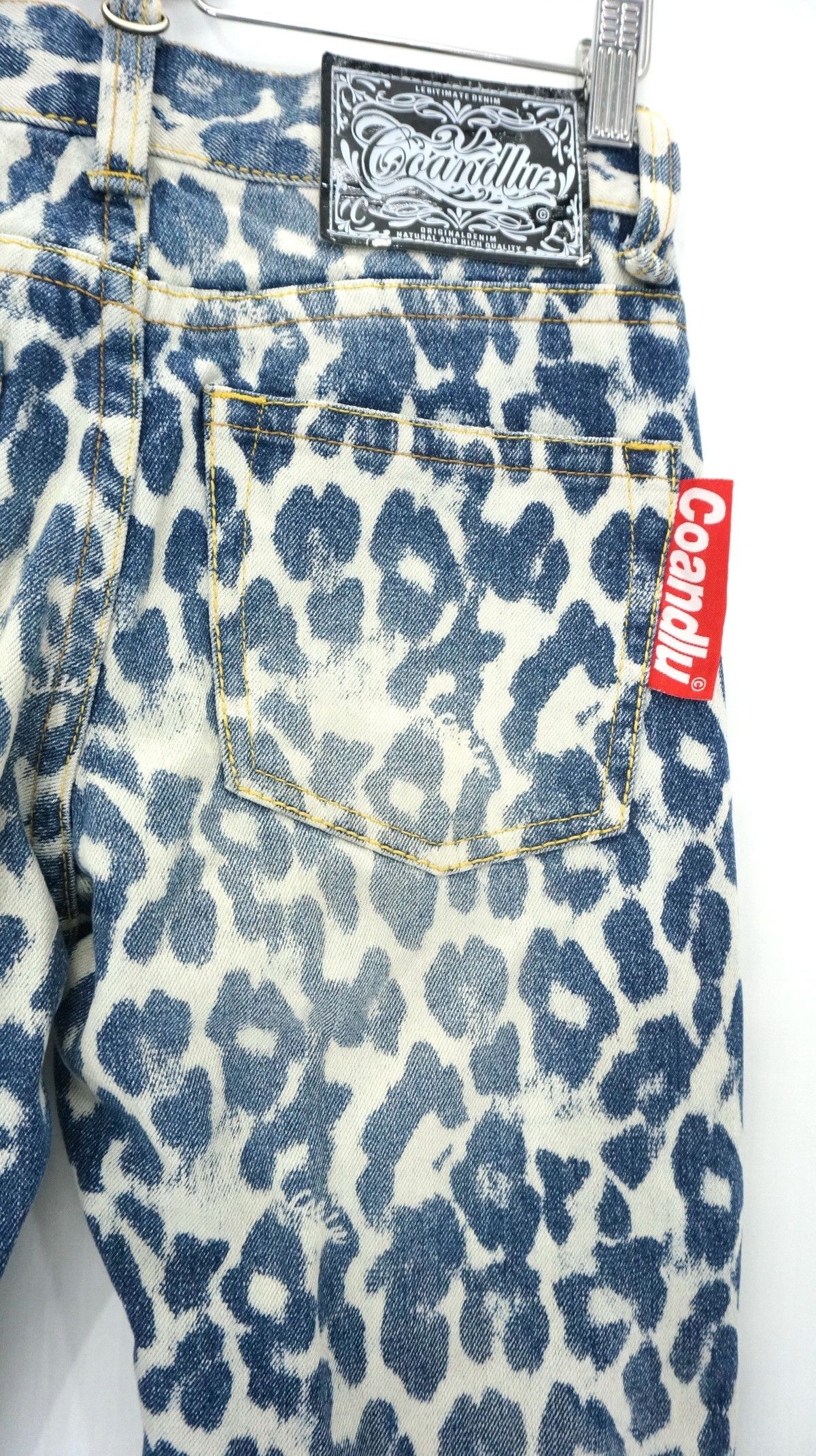 Japanese Brand CO & LU Leopard Print Jeans Size US 28 / EU 44 - 2 Thumbnail