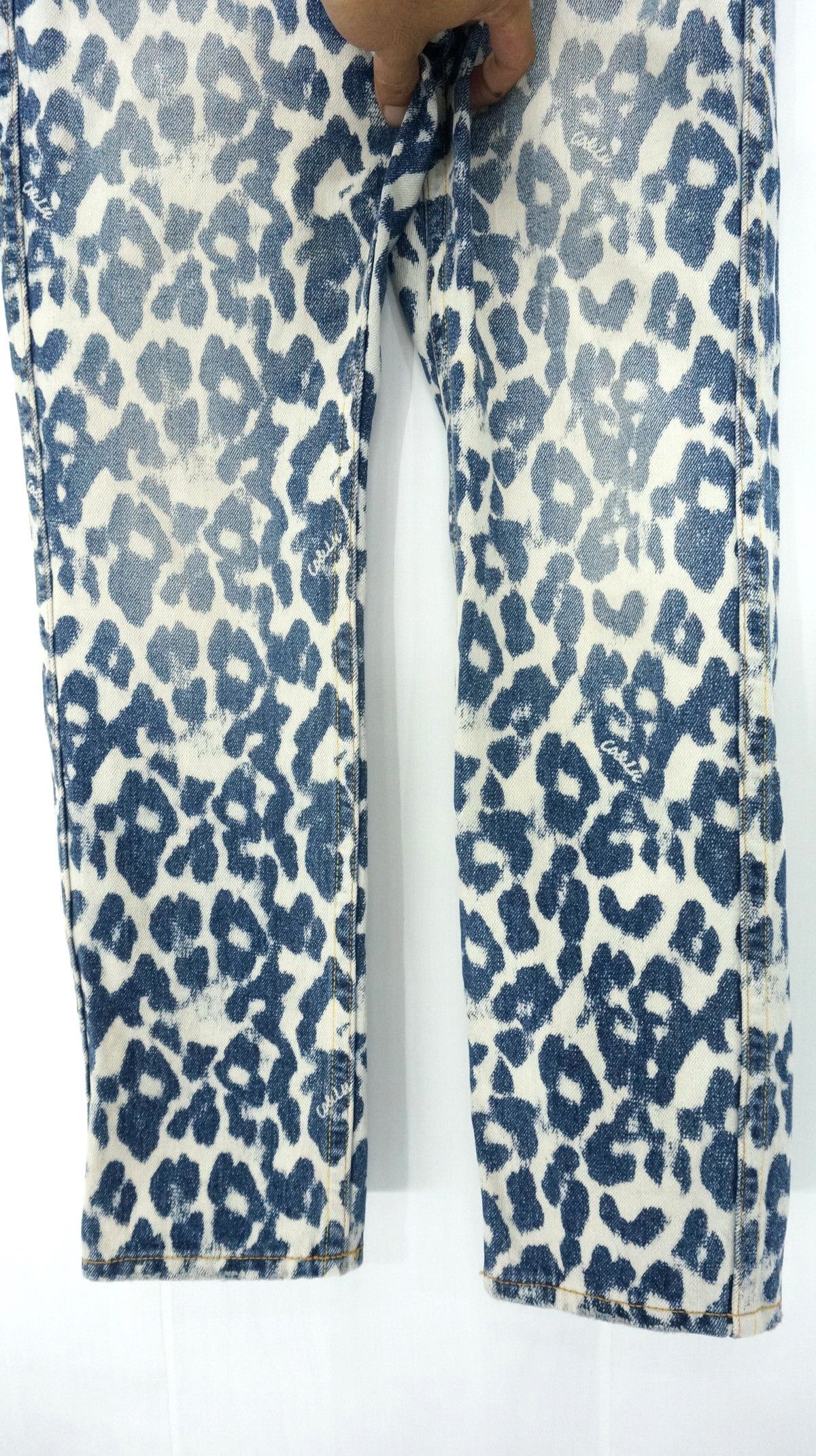 Japanese Brand CO & LU Leopard Print Jeans Size US 28 / EU 44 - 6 Thumbnail