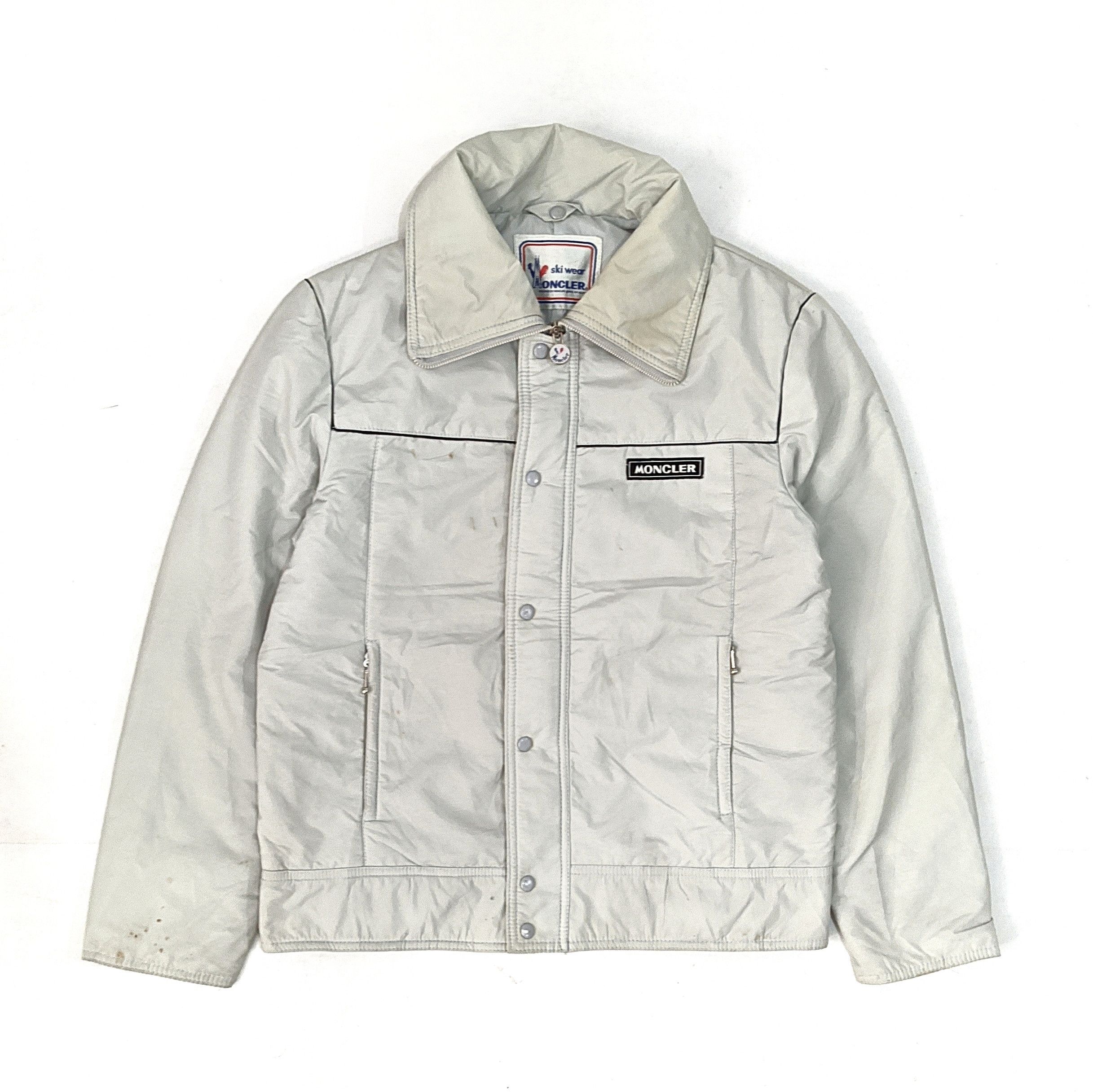 image of Vintage Moncler Ski Wear Jacket in Grey, Men's (Size Medium)
