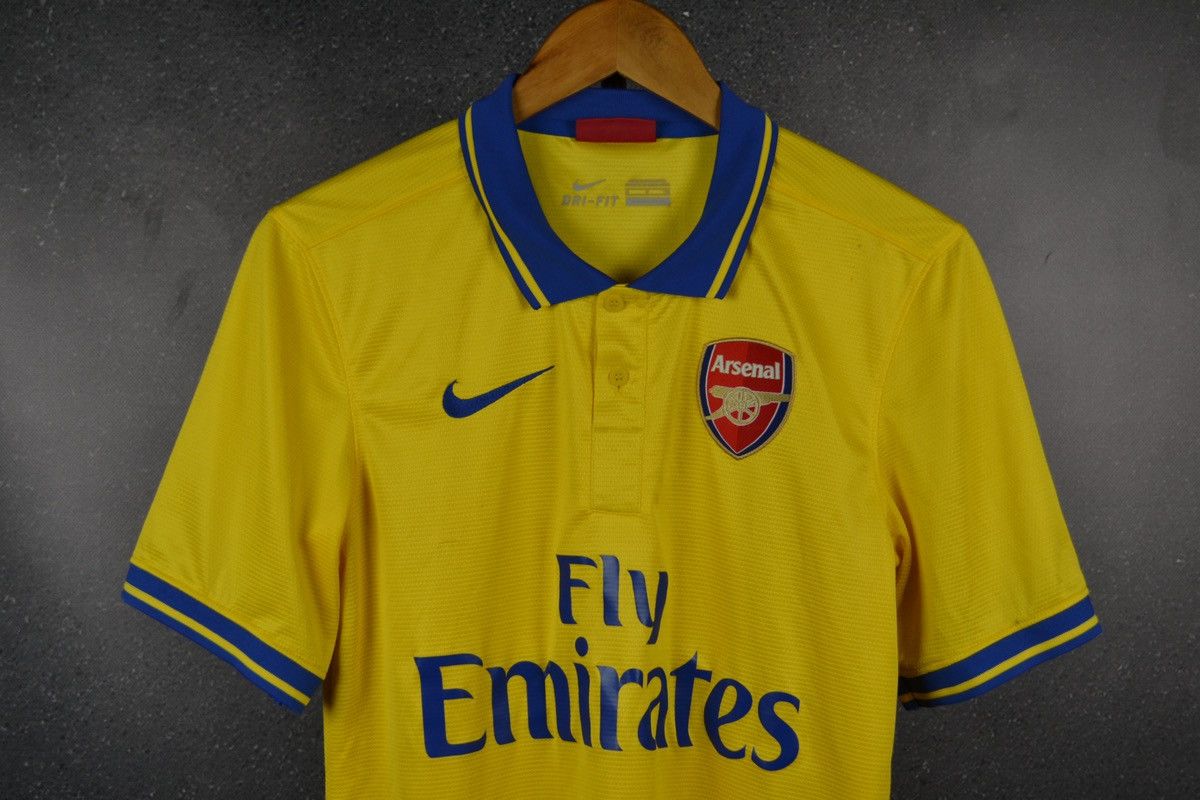 Nike Arsenal London 2014 Away Football Shirt Nike Soccer Jersey Size US S / EU 44-46 / 1 - 3 Thumbnail