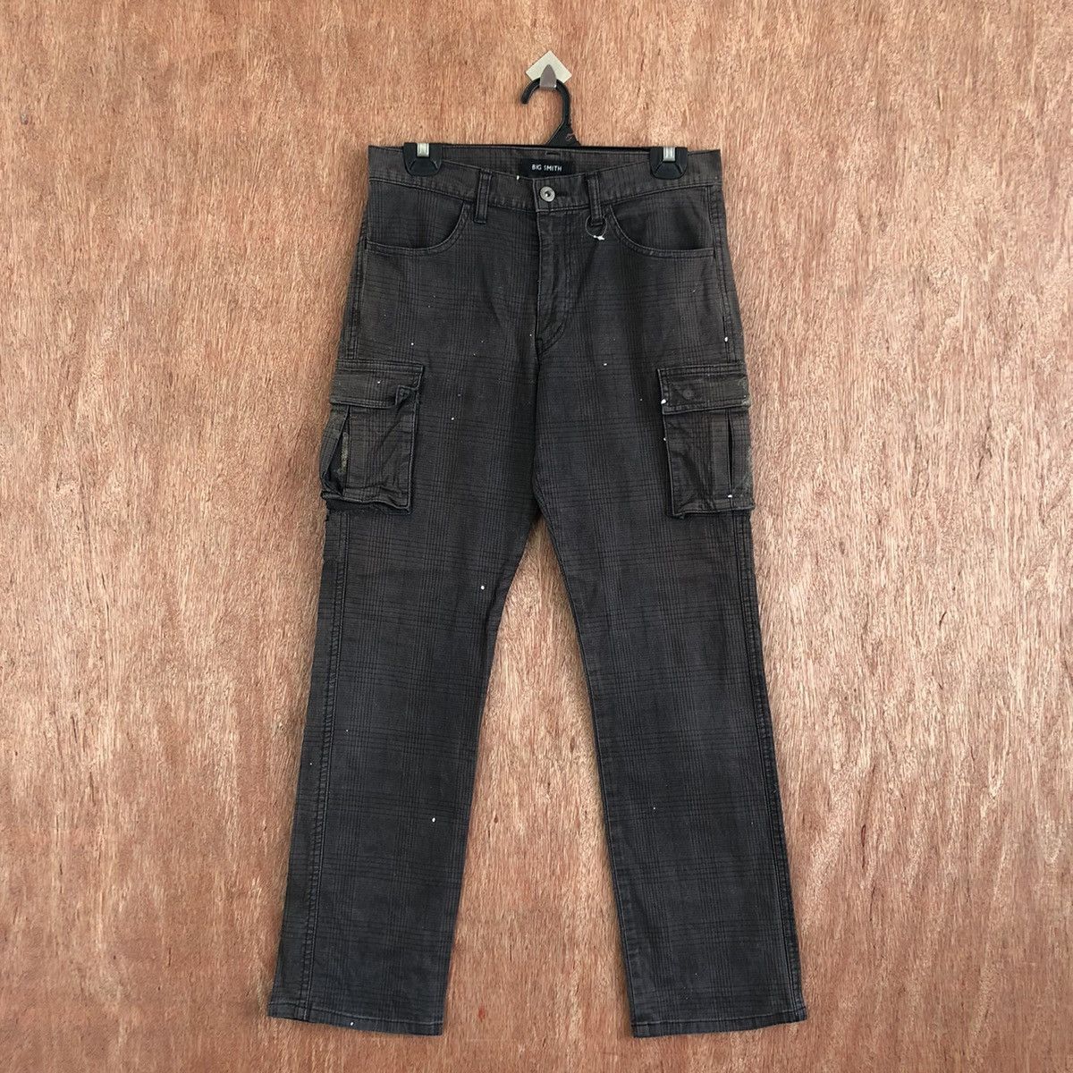 Japanese Brand D Big Smith Brown Multipocket Tactical Cargo Pants #c1126 Size US 28 / EU 44 - 1 Thumbnail