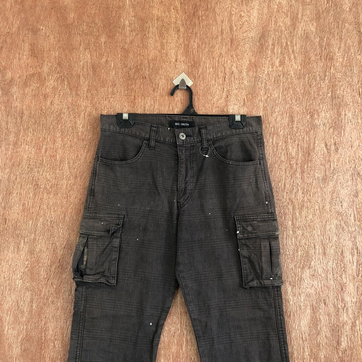 Japanese Brand D Big Smith Brown Multipocket Tactical Cargo Pants #c1126 Size US 28 / EU 44 - 2 Thumbnail