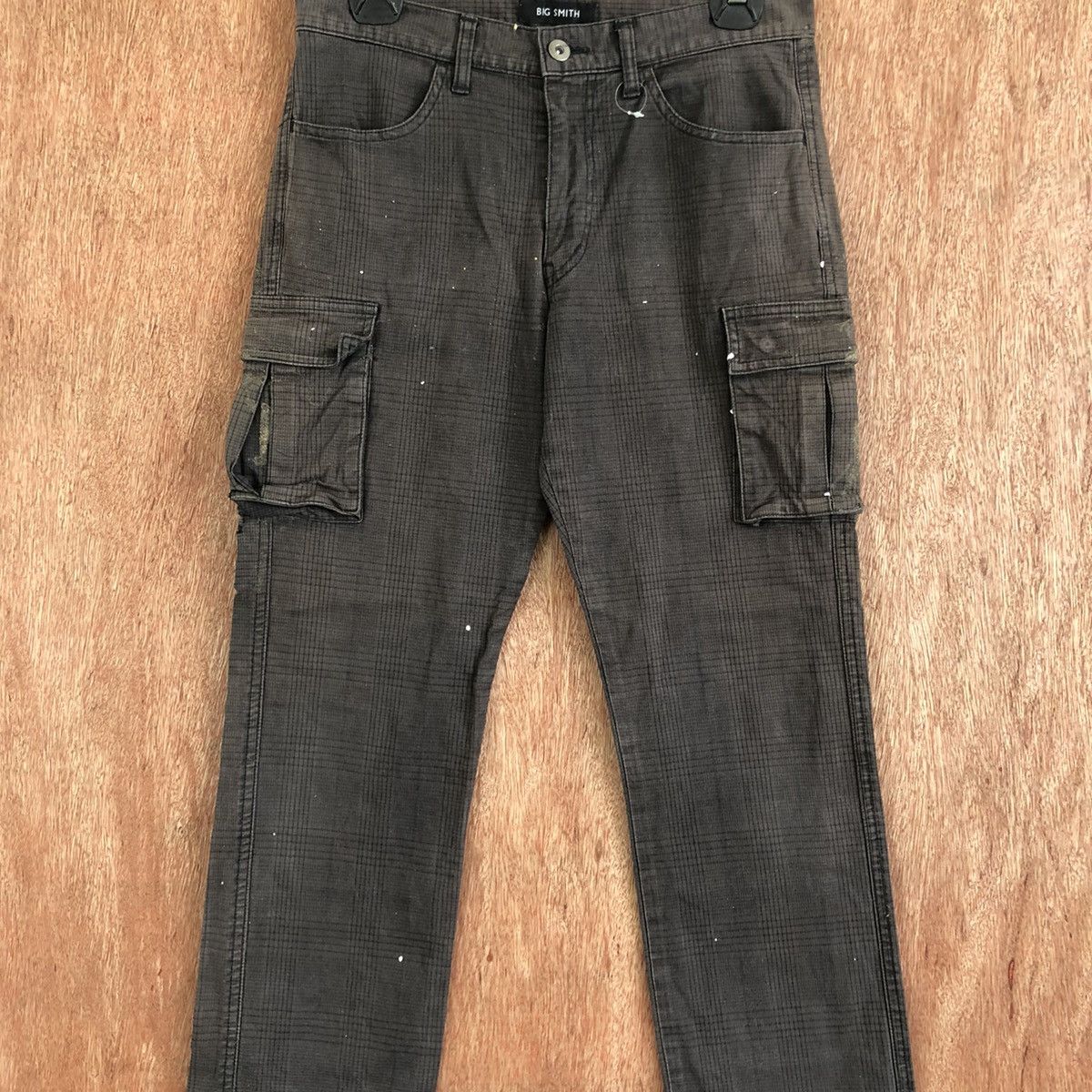 Japanese Brand D Big Smith Brown Multipocket Tactical Cargo Pants #c1126 Size US 28 / EU 44 - 4 Thumbnail