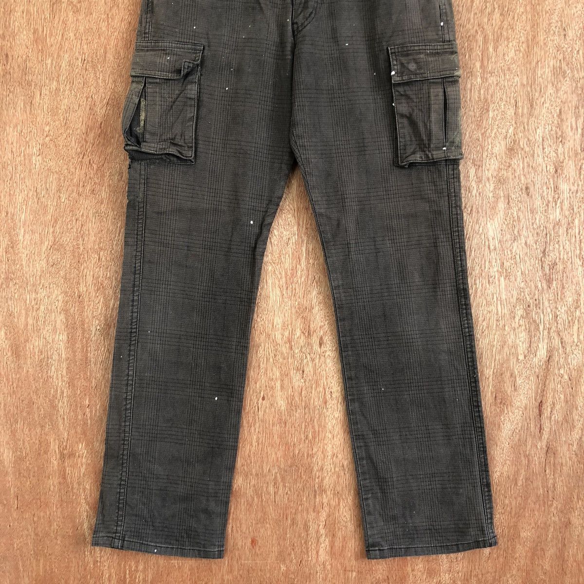 Japanese Brand D Big Smith Brown Multipocket Tactical Cargo Pants #c1126 Size US 28 / EU 44 - 3 Thumbnail