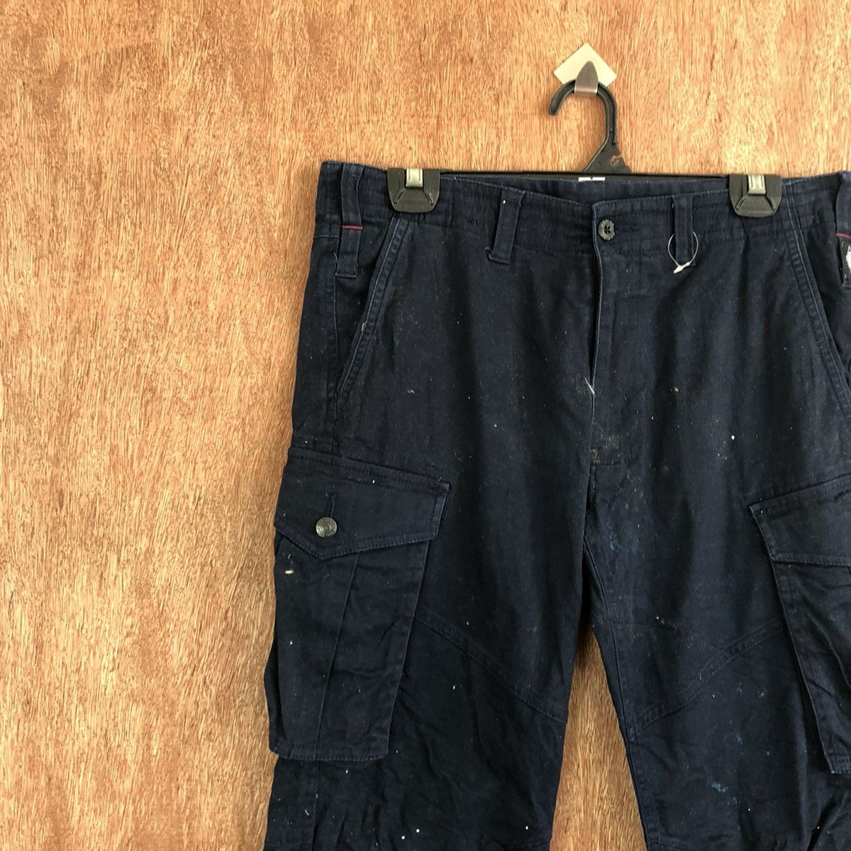 Japanese Brand DLL Geride Dark Blue Multipocket Tactical Cargo Pants #c1127 Size US 30 / EU 46 - 12 Thumbnail