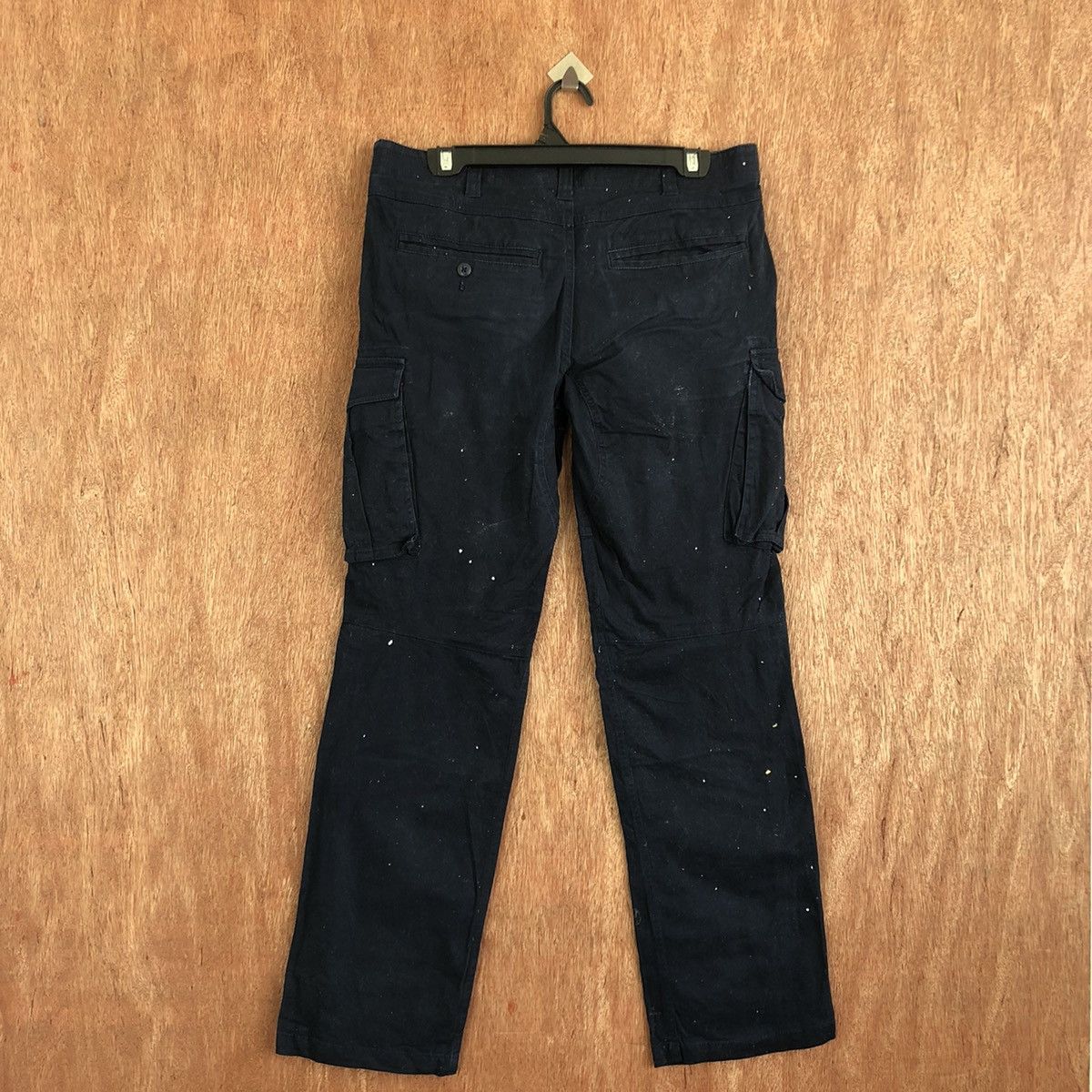 Japanese Brand DLL Geride Dark Blue Multipocket Tactical Cargo Pants #c1127 Size US 30 / EU 46 - 16 Thumbnail