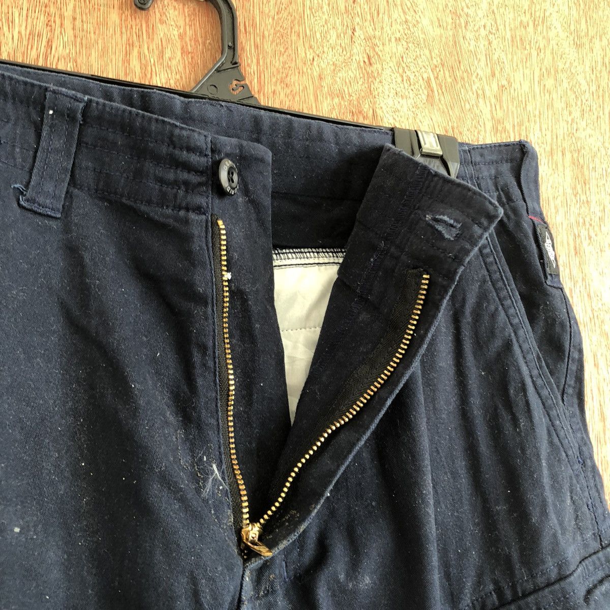 Japanese Brand DLL Geride Dark Blue Multipocket Tactical Cargo Pants #c1127 Size US 30 / EU 46 - 15 Thumbnail