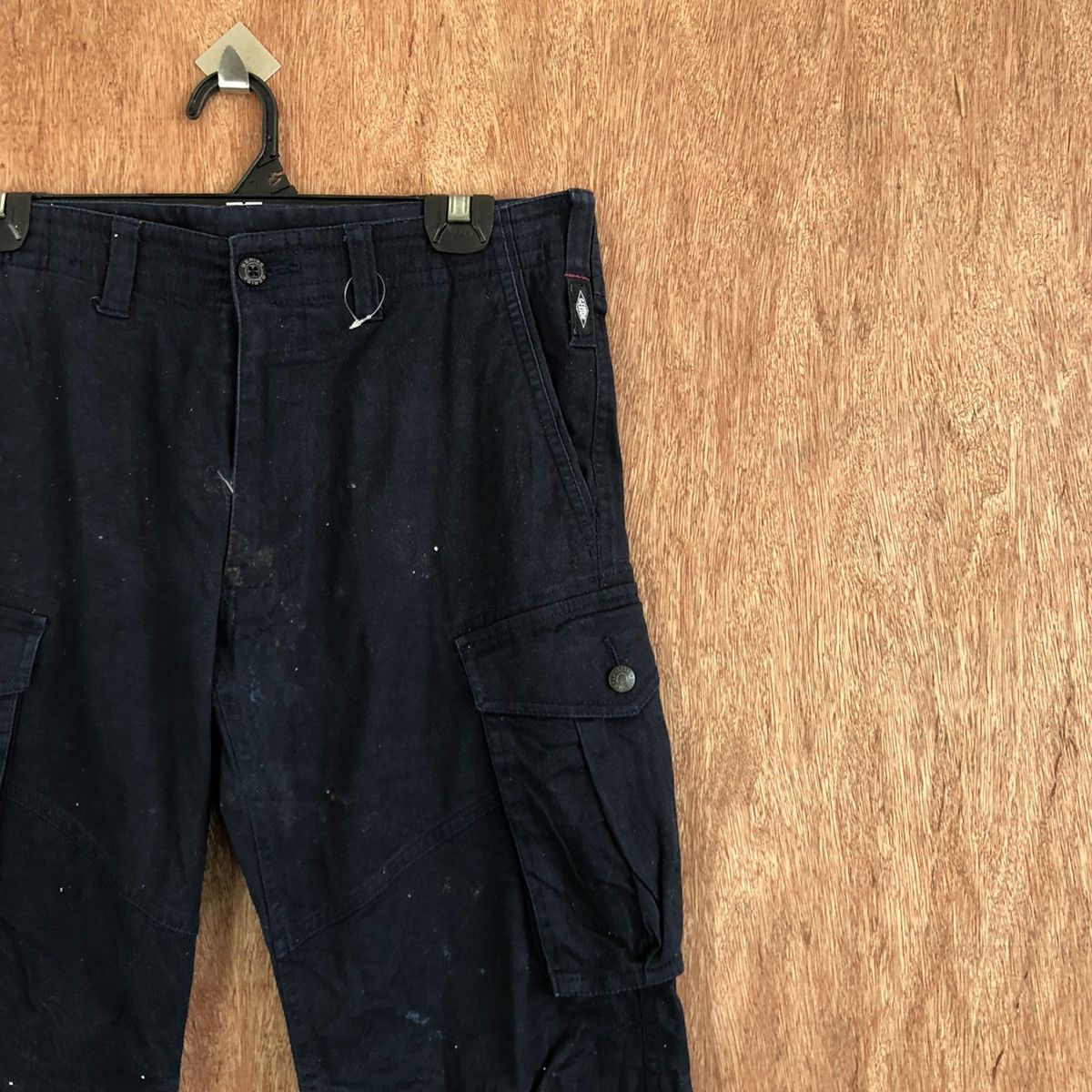 Japanese Brand DLL Geride Dark Blue Multipocket Tactical Cargo Pants #c1127 Size US 30 / EU 46 - 11 Thumbnail