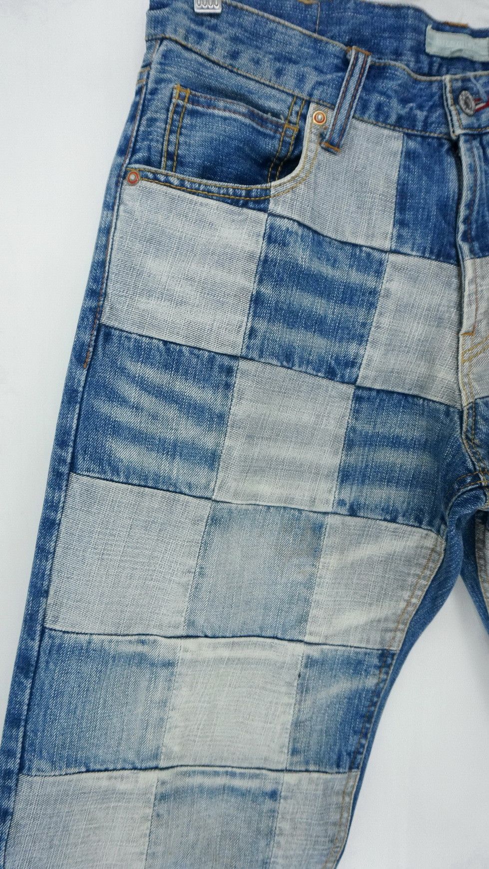 Japanese Brand 🔥 Japan HIROMICHI NAKANO Patchwork Jeans Size US 31 - 6 Thumbnail