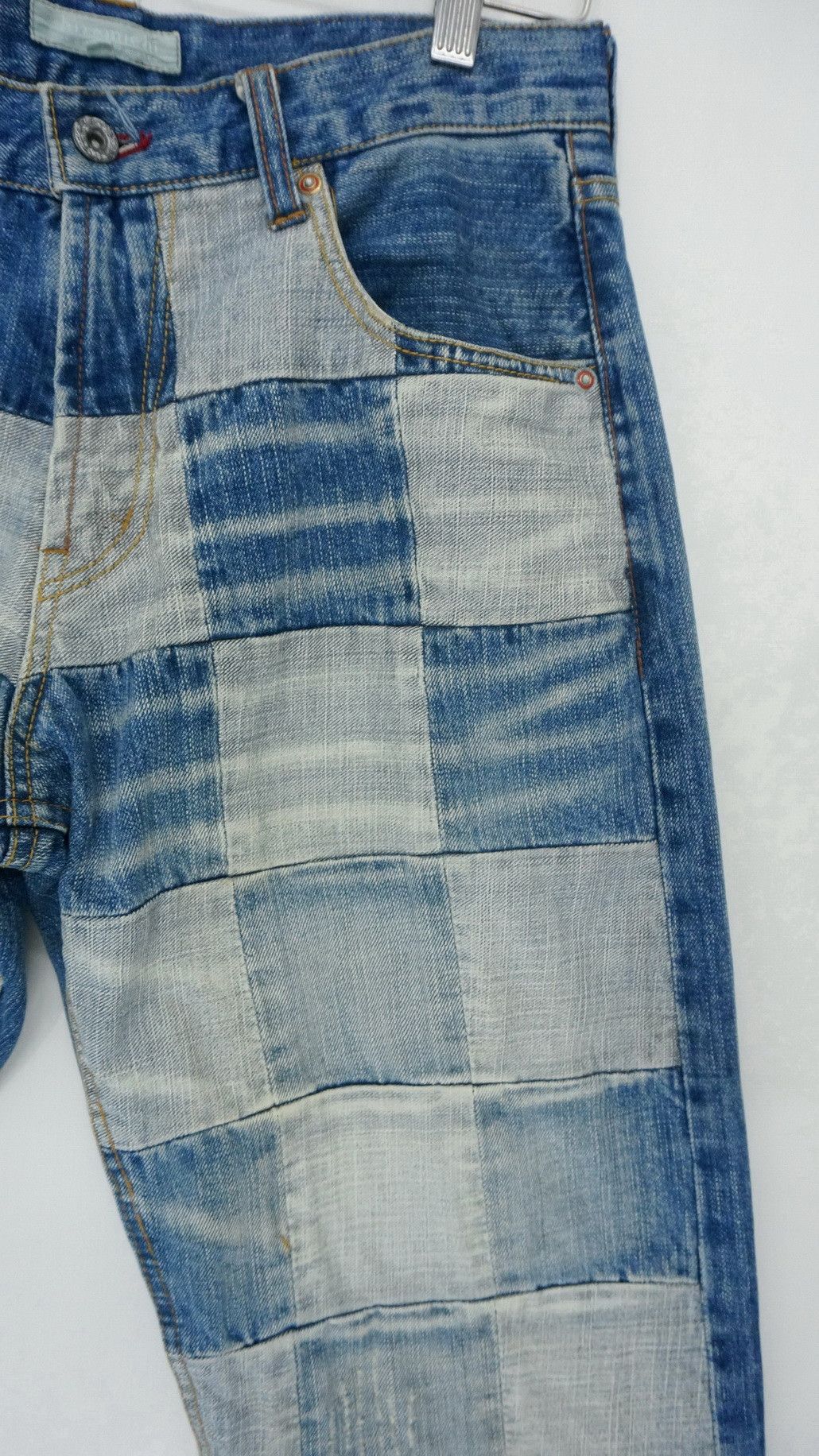 Japanese Brand 🔥 Japan HIROMICHI NAKANO Patchwork Jeans Size US 31 - 7 Thumbnail