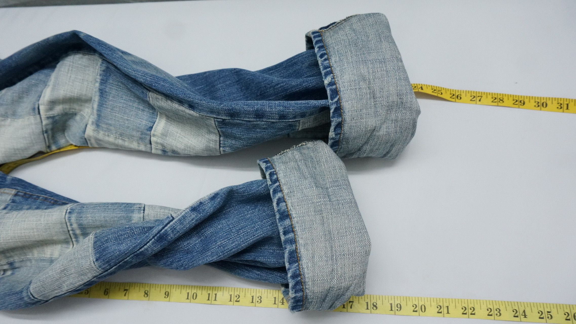 Japanese Brand 🔥 Japan HIROMICHI NAKANO Patchwork Jeans Size US 31 - 21 Thumbnail