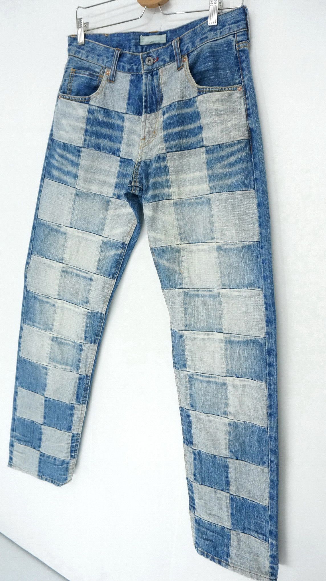 Japanese Brand 🔥 Japan HIROMICHI NAKANO Patchwork Jeans Size US 31 - 2 Thumbnail