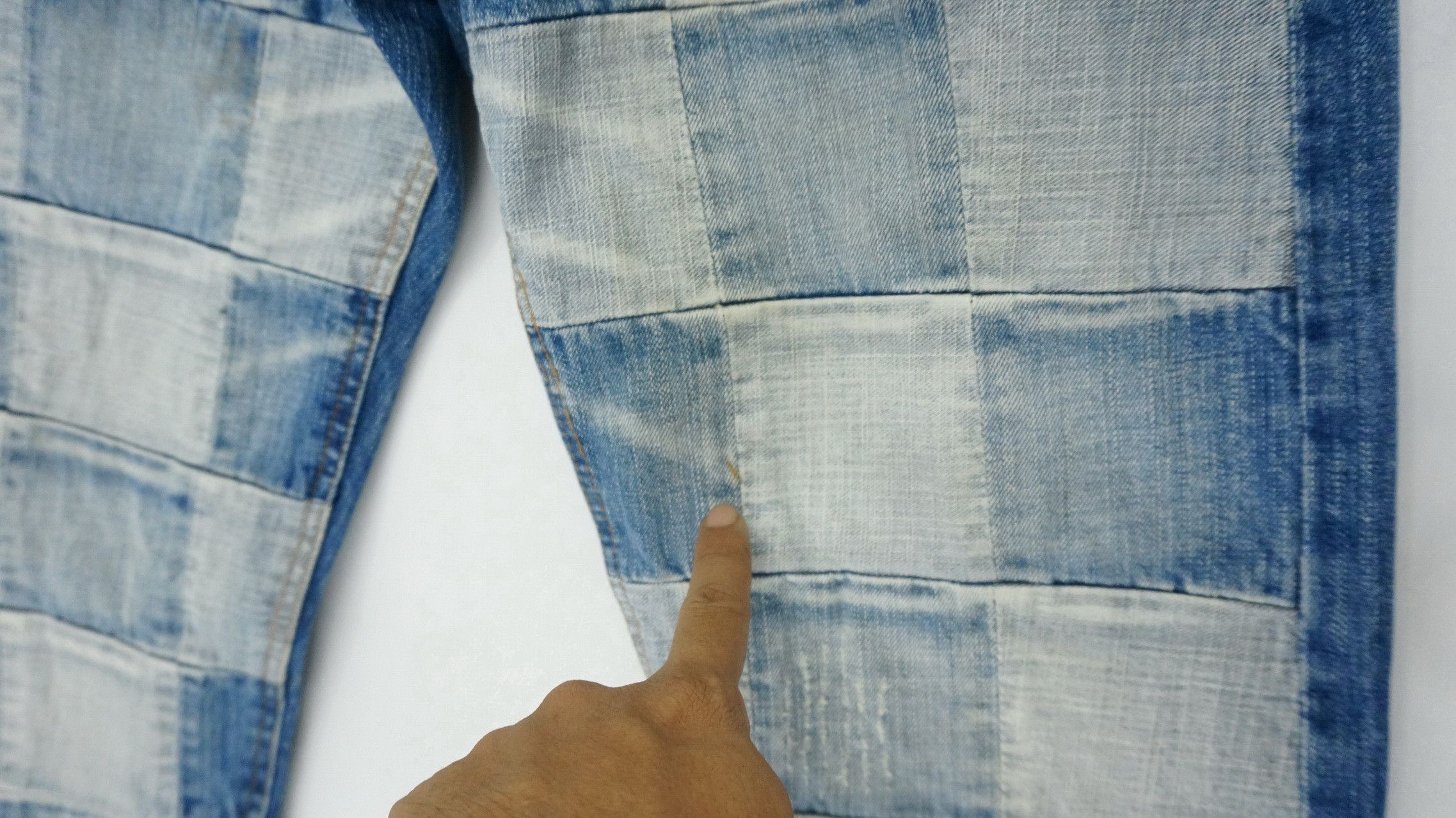 Japanese Brand 🔥 Japan HIROMICHI NAKANO Patchwork Jeans Size US 31 - 22 Thumbnail