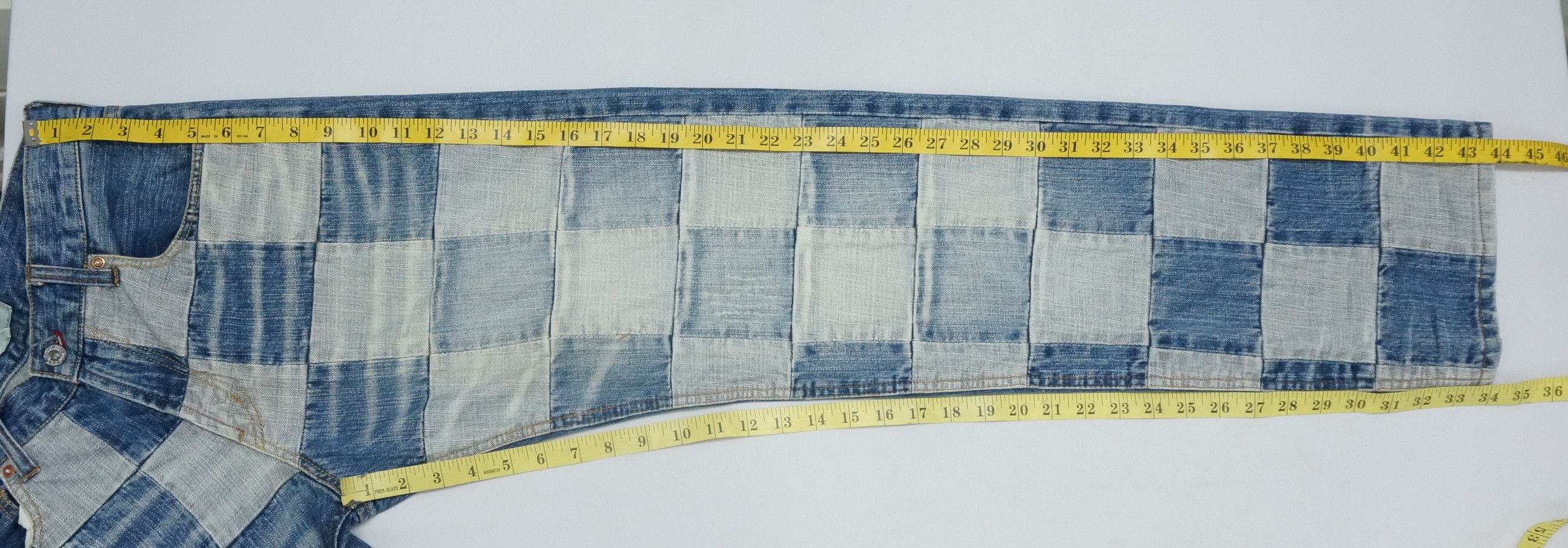 Japanese Brand 🔥 Japan HIROMICHI NAKANO Patchwork Jeans Size US 31 - 15 Thumbnail