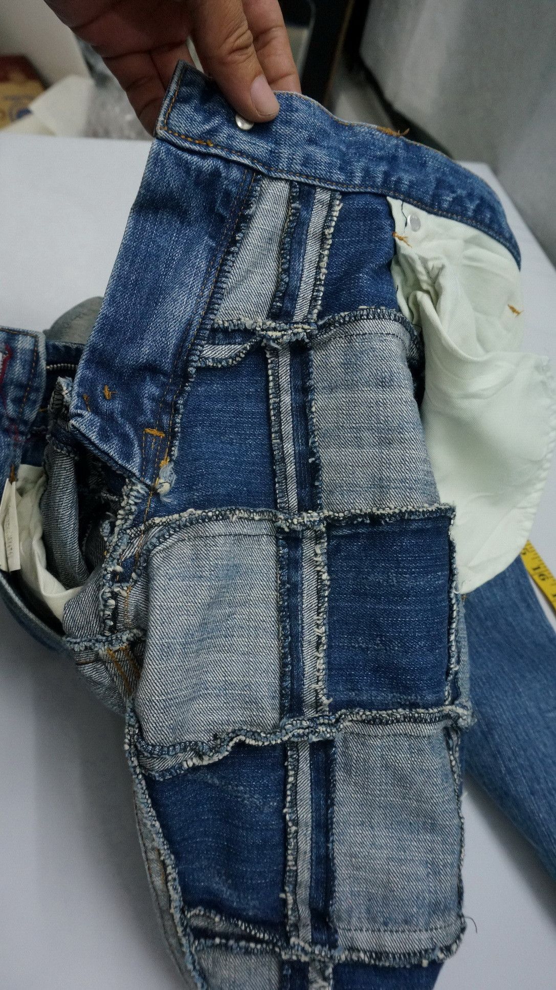 Japanese Brand 🔥 Japan HIROMICHI NAKANO Patchwork Jeans Size US 31 - 20 Thumbnail