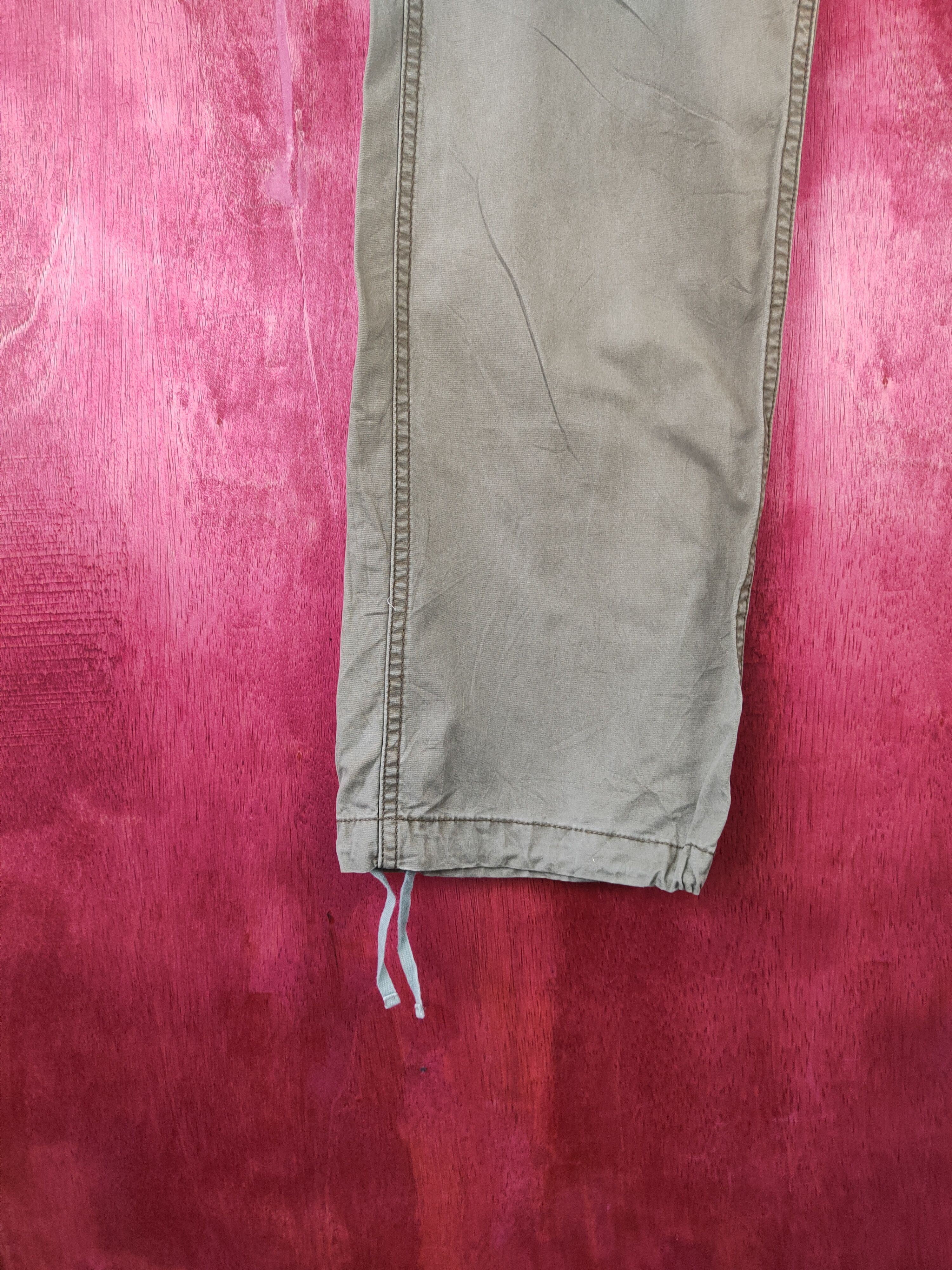 Japanese Brand Ray Beams Army Green Multi Pocket Tactical Cargo Pants #S505 Size US 30 / EU 46 - 3 Thumbnail