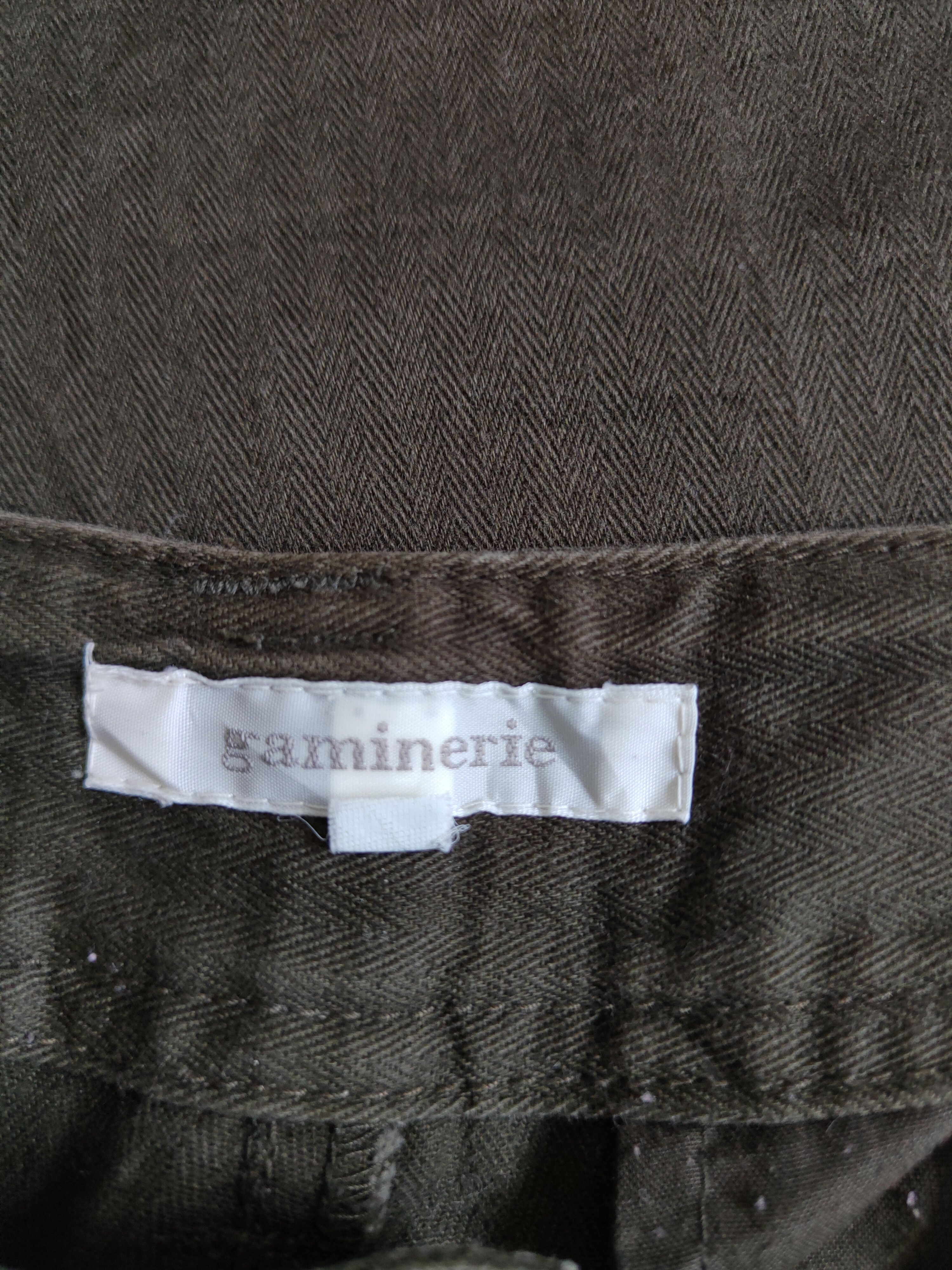 Japanese Brand Gaminerie Dark Green Multi Pocket Tactical Cargo Pants #S503 Size US 30 / EU 46 - 13 Thumbnail