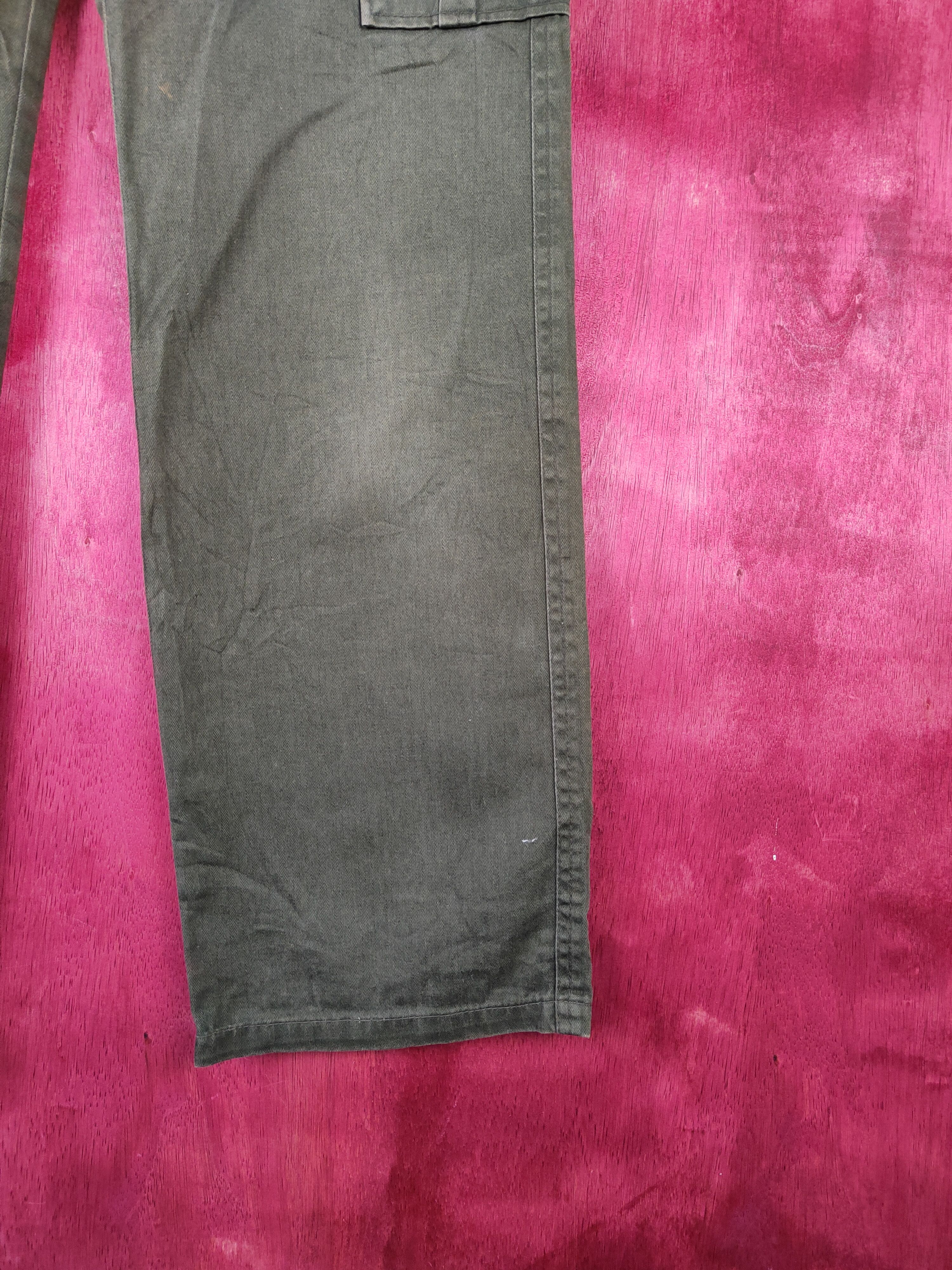 Japanese Brand Gaminerie Dark Green Multi Pocket Tactical Cargo Pants #S503 Size US 30 / EU 46 - 6 Thumbnail